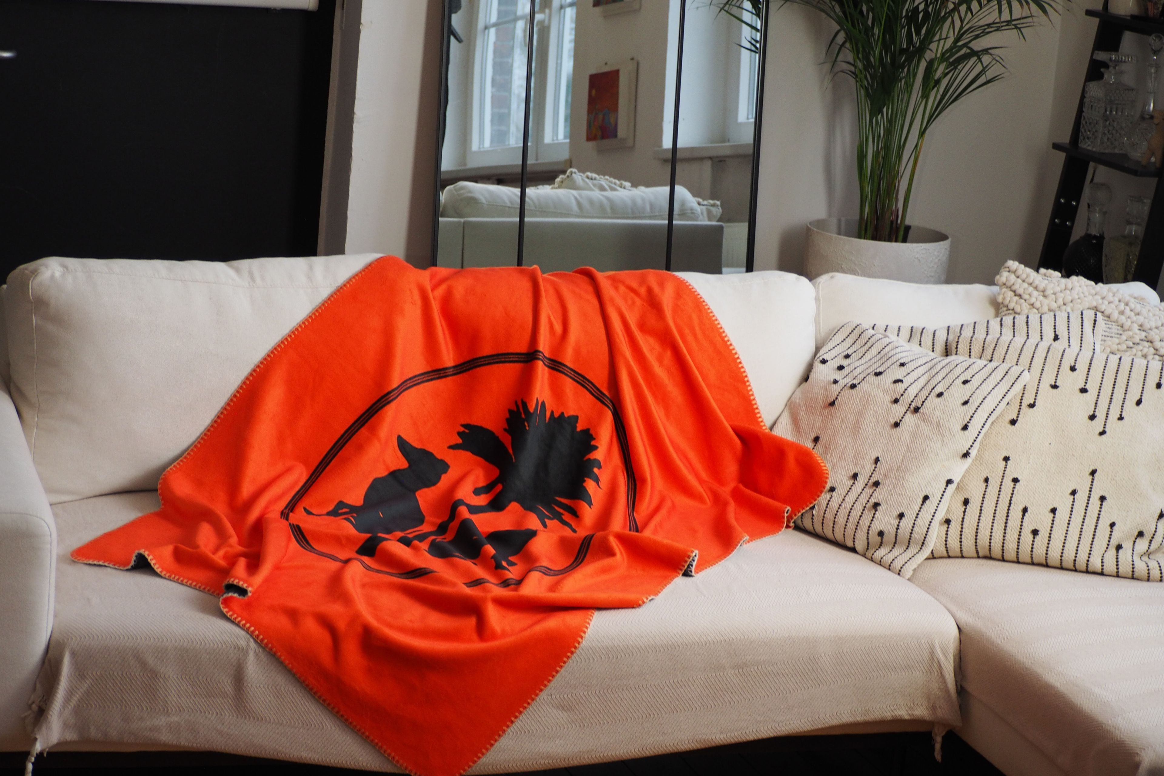 Hundedecke Orange L
