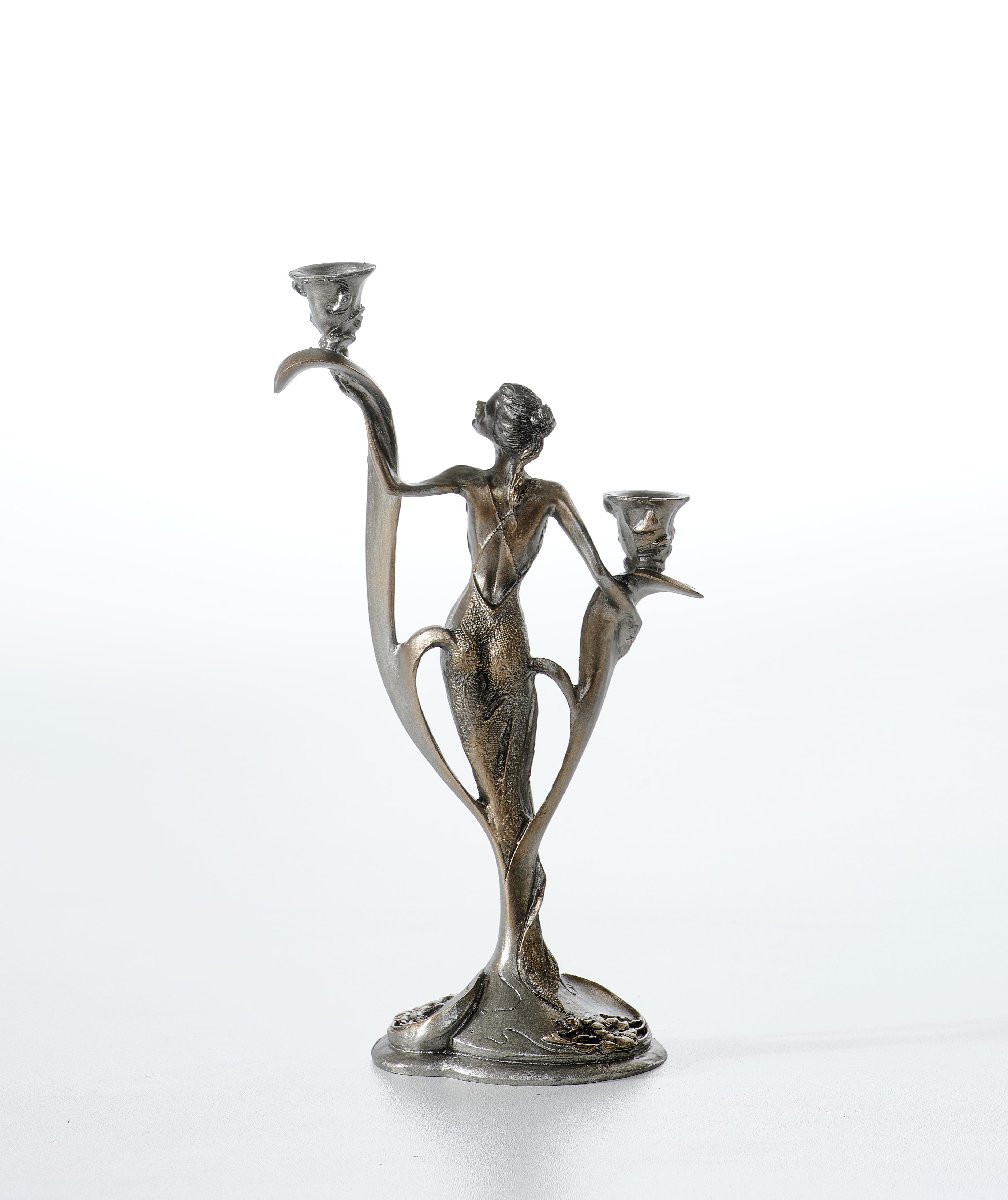 Fairy Decorated double-headed Candlestick - (Handmade)