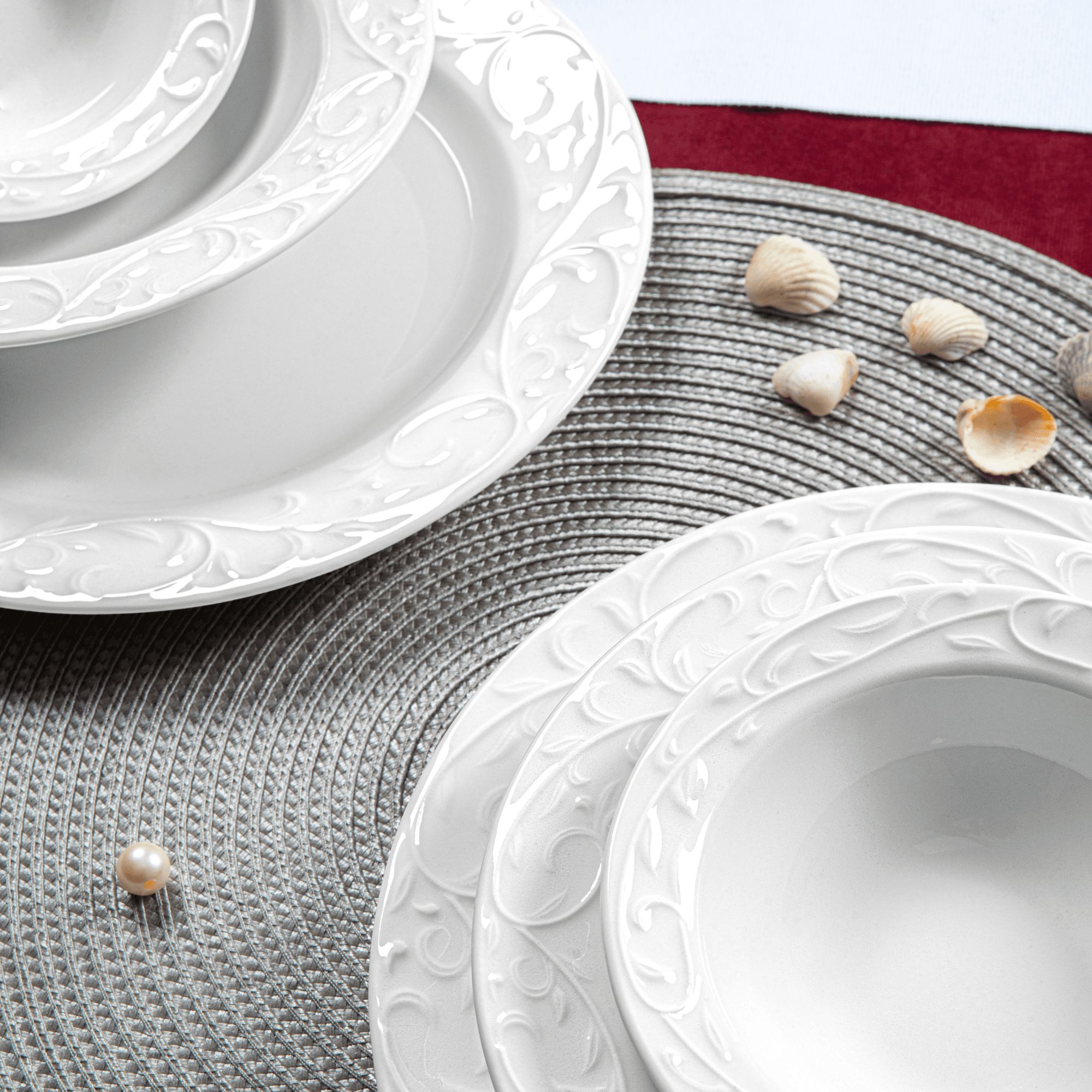 Spring 24-Piece Simple Dinner Set