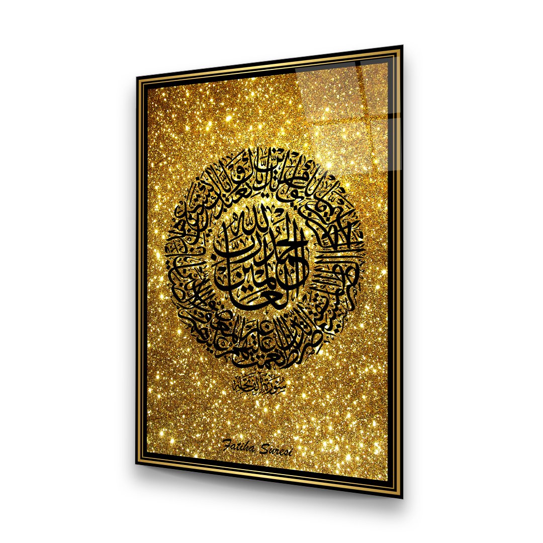 Bright Islamic Decoration - Premium Tempered Glass Wall Art Rectangle