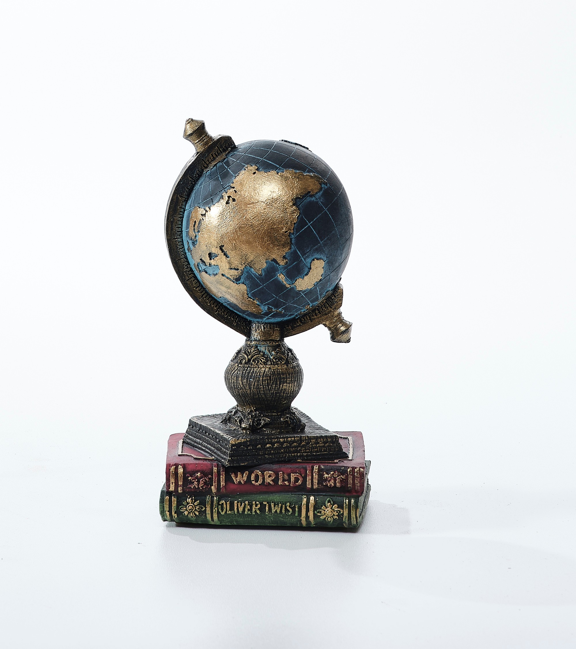 World Globe Sculpture 10.6" (Handmade)