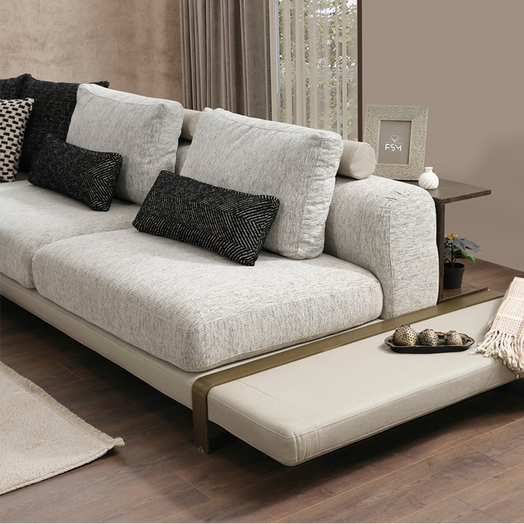 Zeta Sectional Sofa Set (Corner +  Armchair )