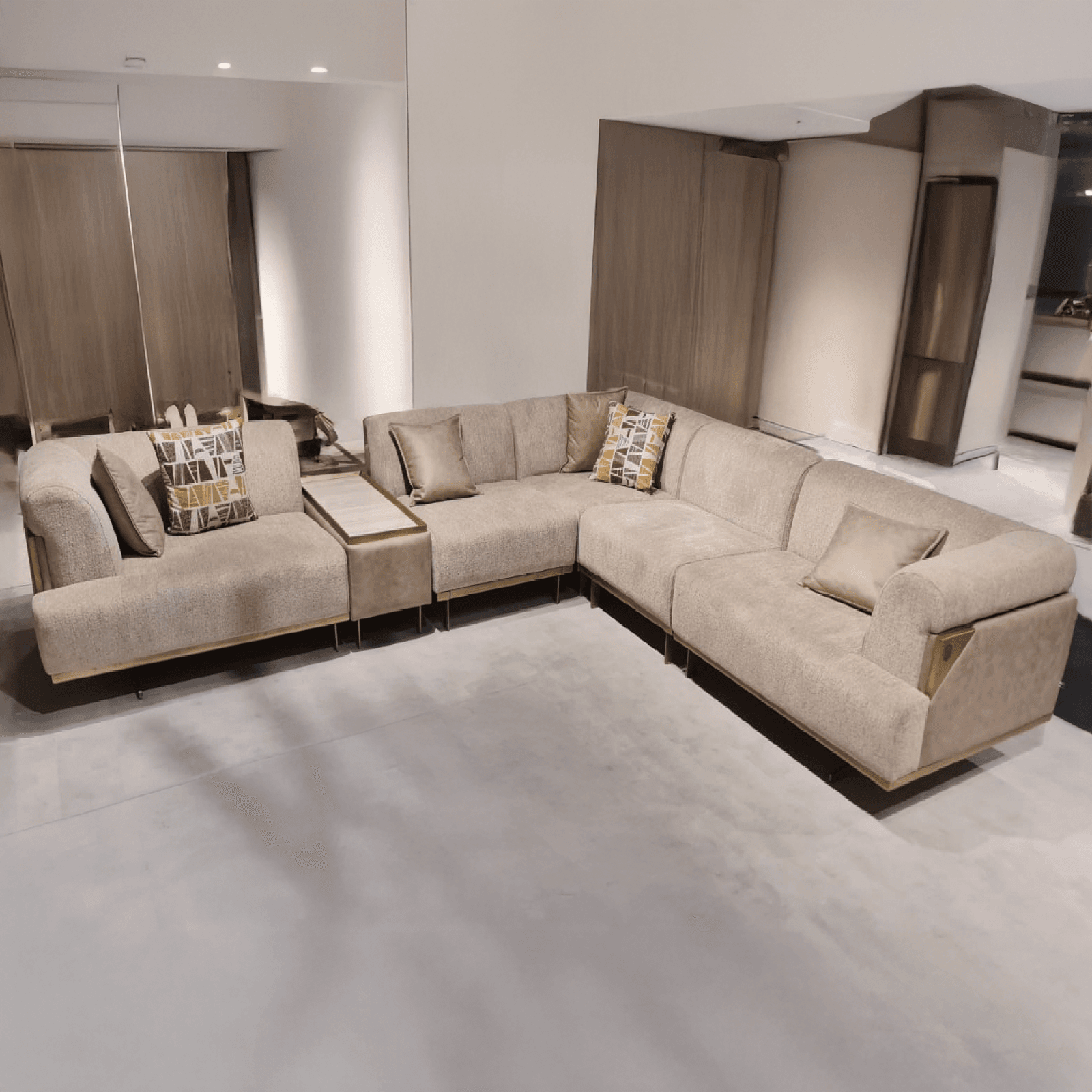 Georgia Sectional Sofa Set (Corner + Armchair)