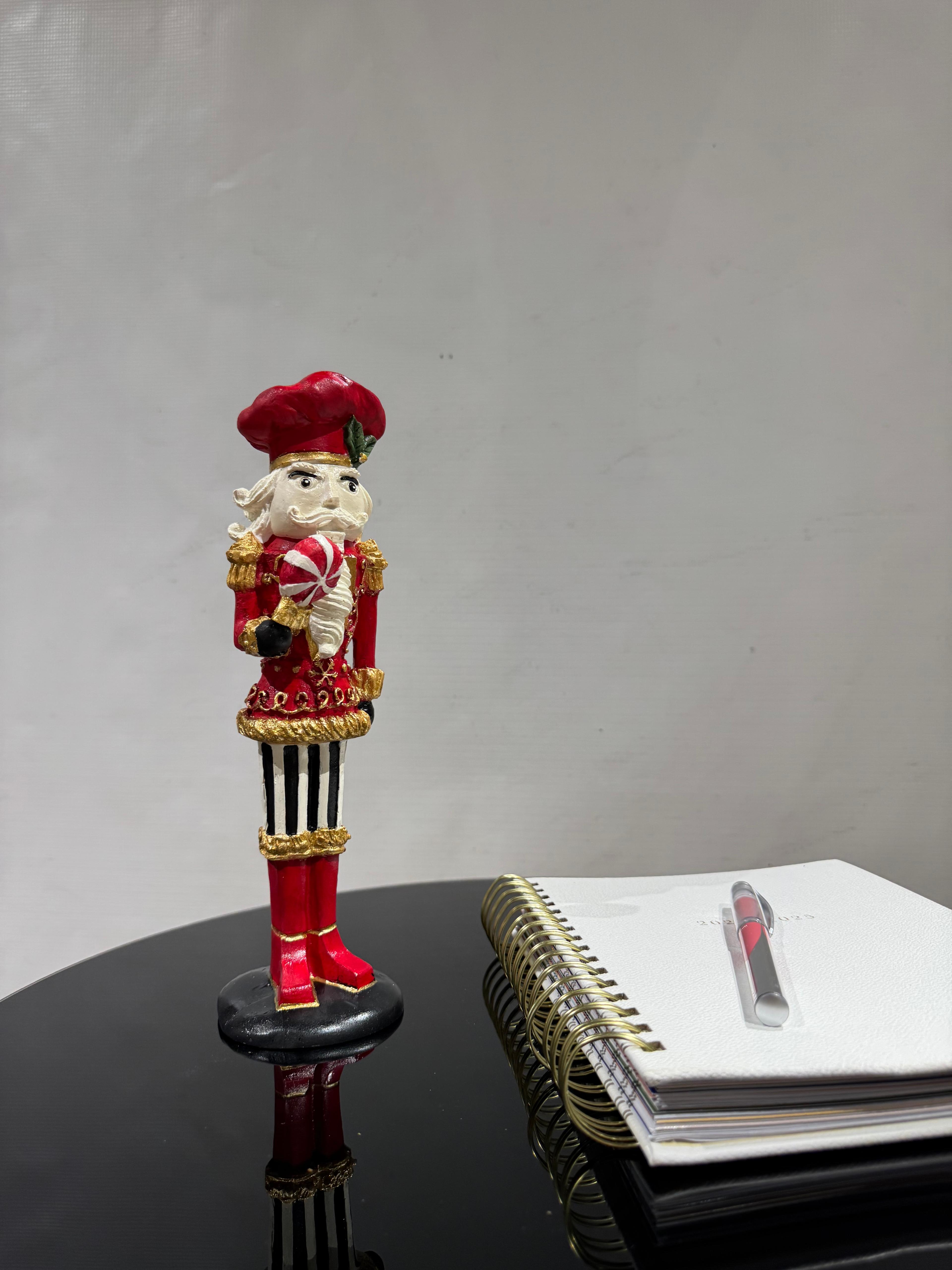 Red Santa Christmas Figurine - Statues (Handmade)