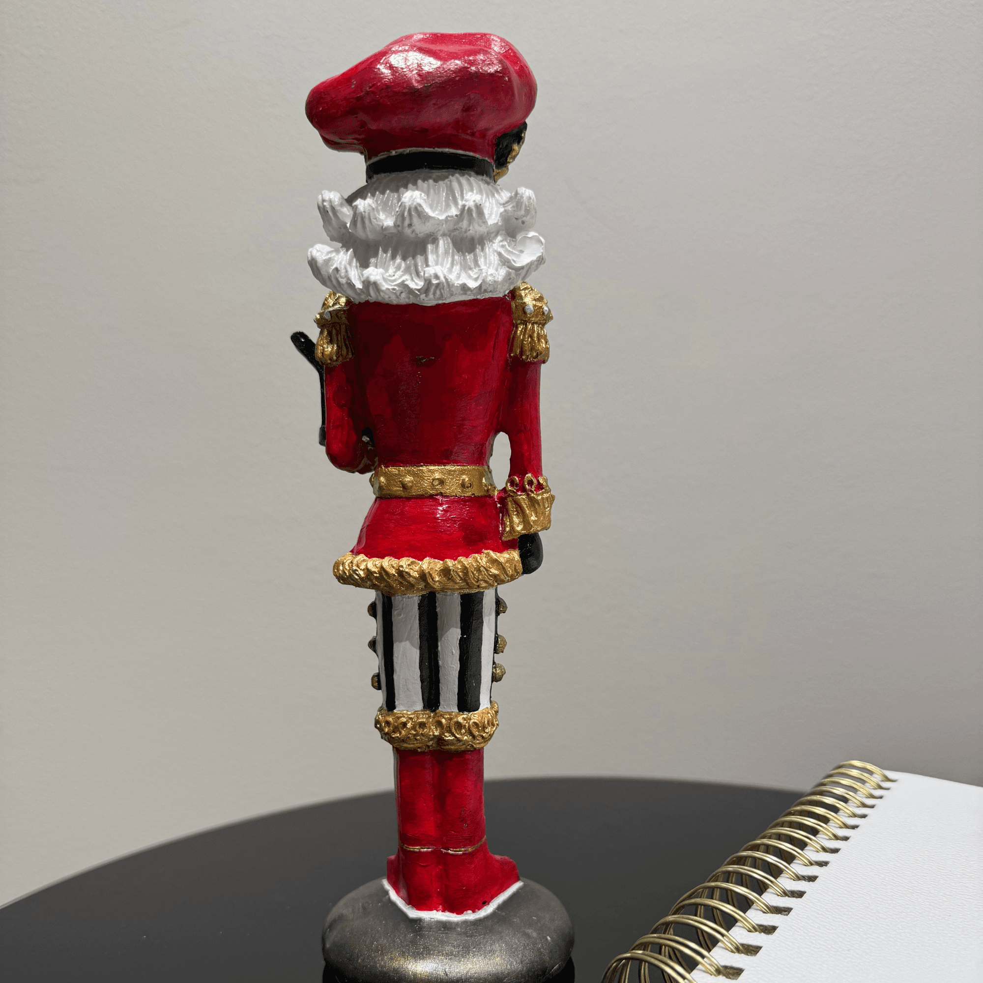 Nutcracker Handmade Christmas Figurine – Red Hat Edition