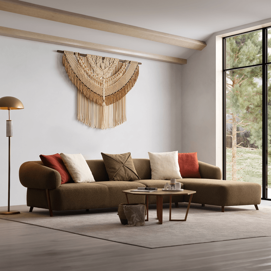 Cardea Sectional Sofa Set (Corner + Armchair)