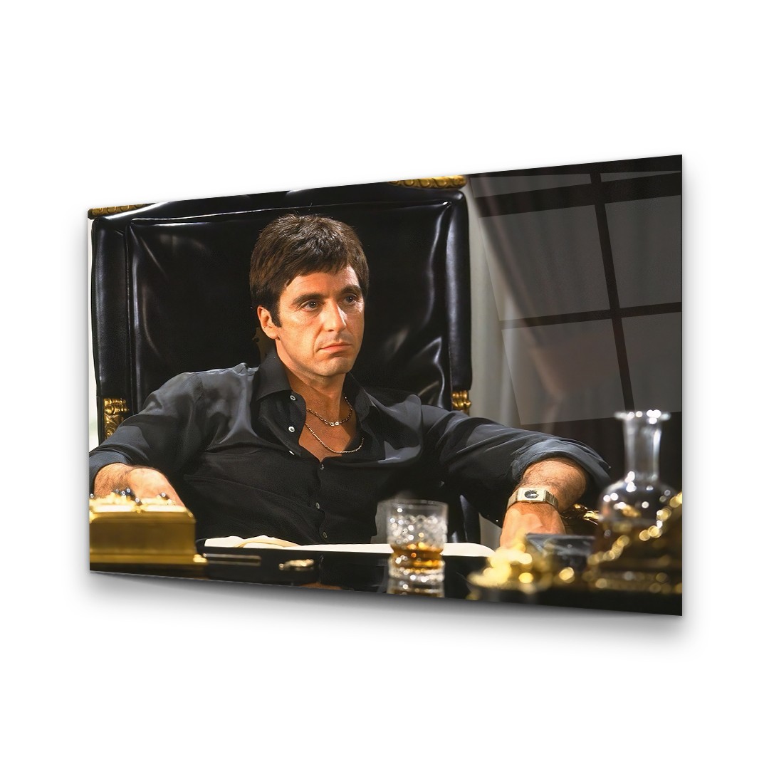 Al Pacino 2 - Horizontal Glass Art