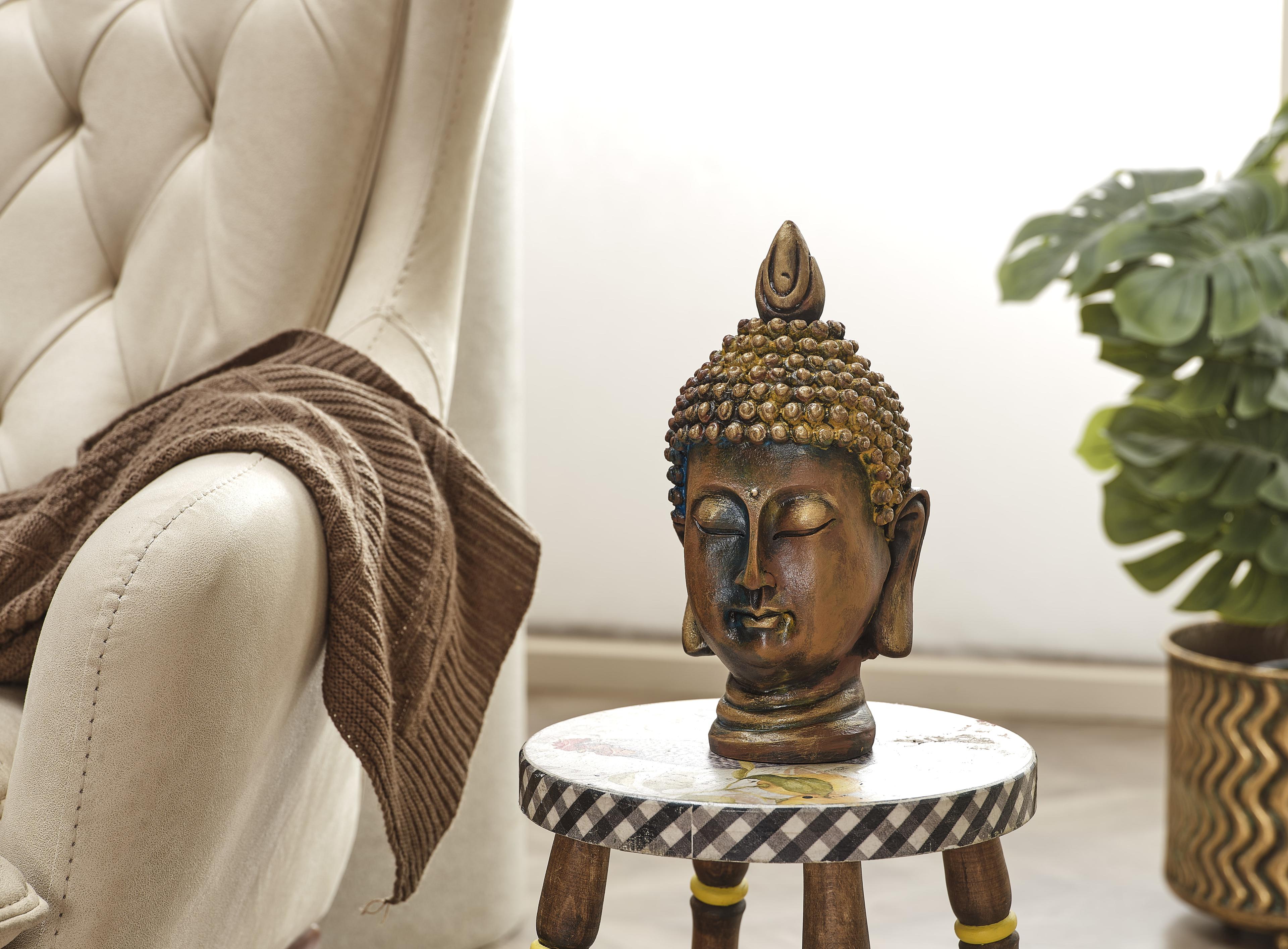 Gautama Buddha Sculpture 12.9" (Handmade)