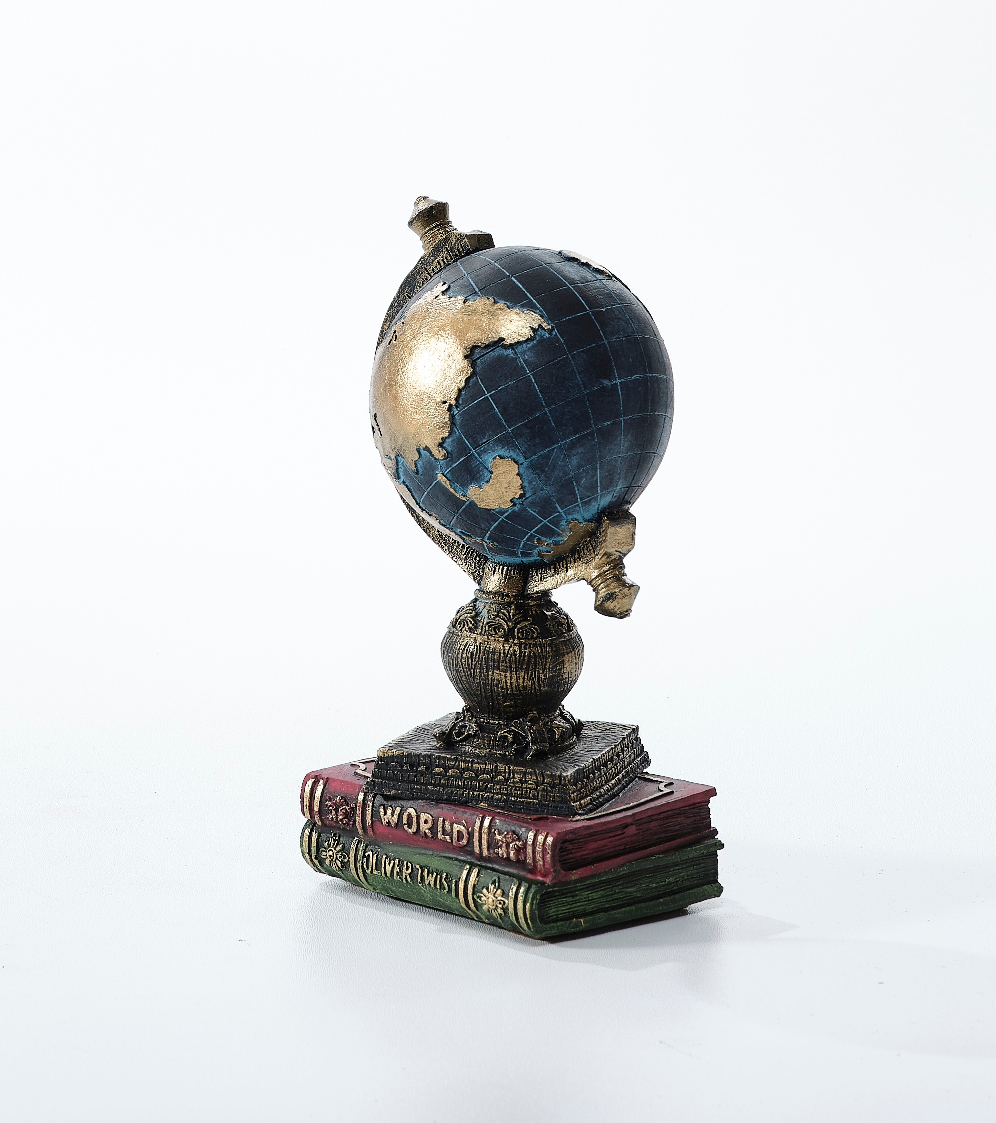 World Globe Sculpture 10.6" (Handmade)