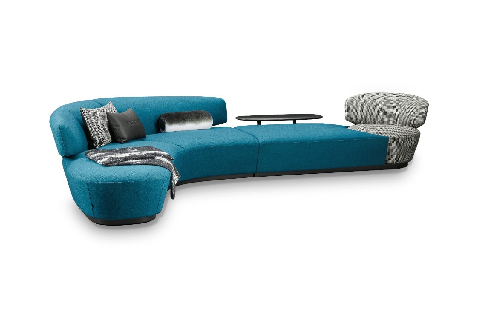 COZY Sectional Set + NEST Armchair