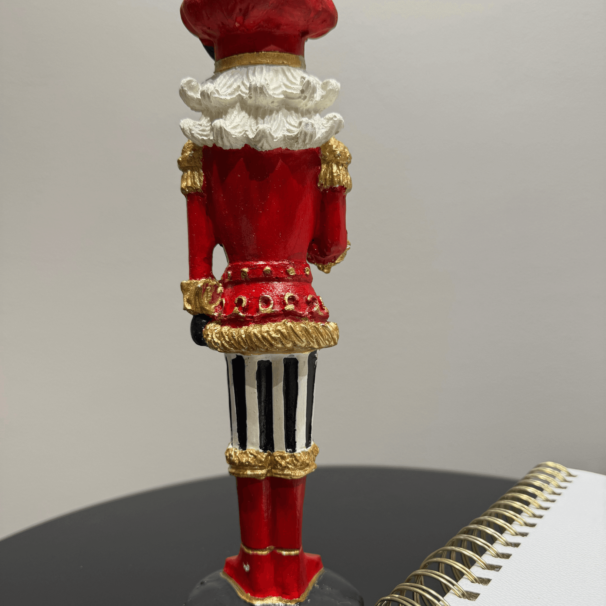 Nutcracker Handmade Christmas Figurine – Red Hat Edition