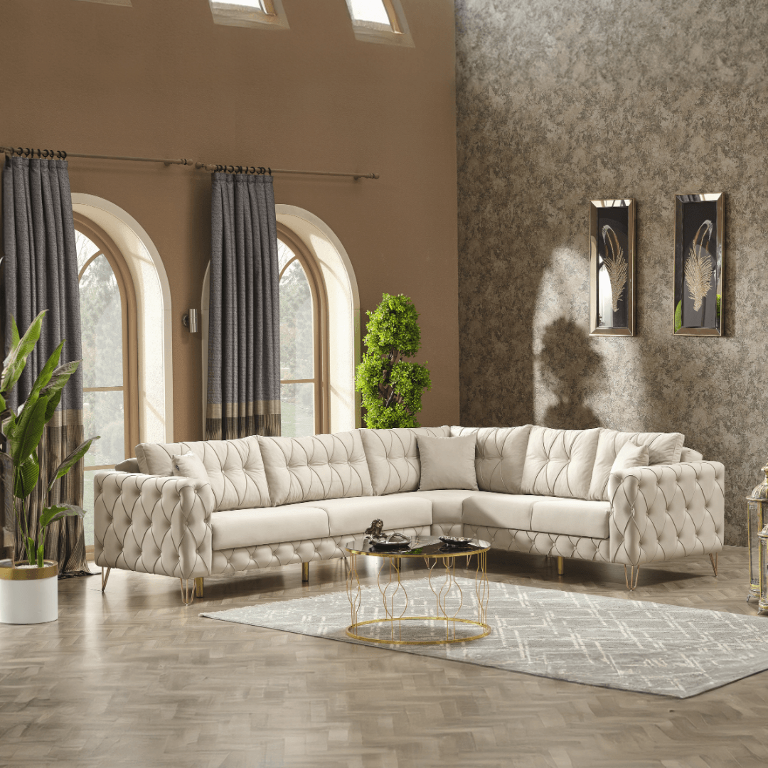 Parma Sectional Sofa Set (Corner + Armchair)