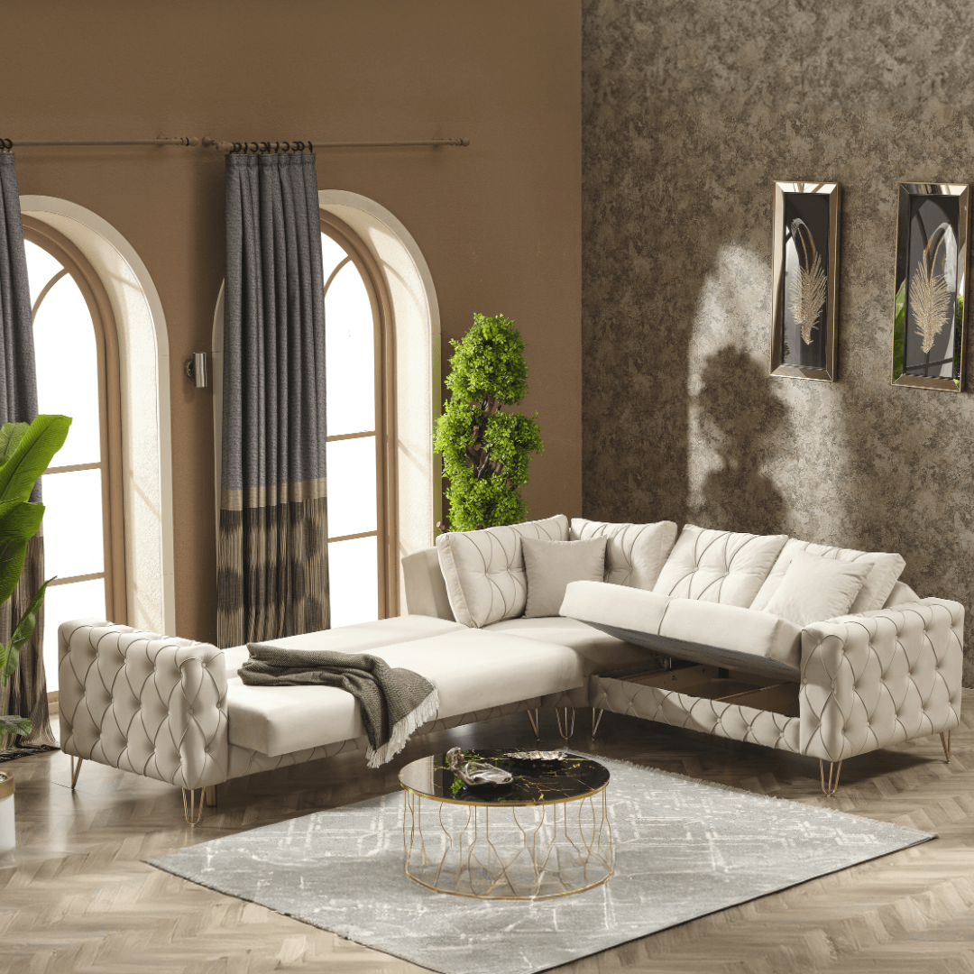 Parma Sectional Sofa Set (Corner + Armchair)