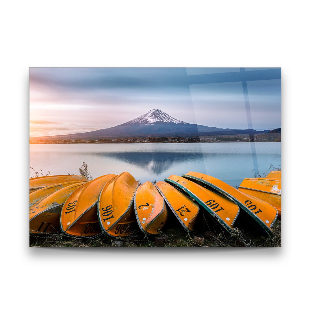 Fuji Mount - Horizontal Glass Art