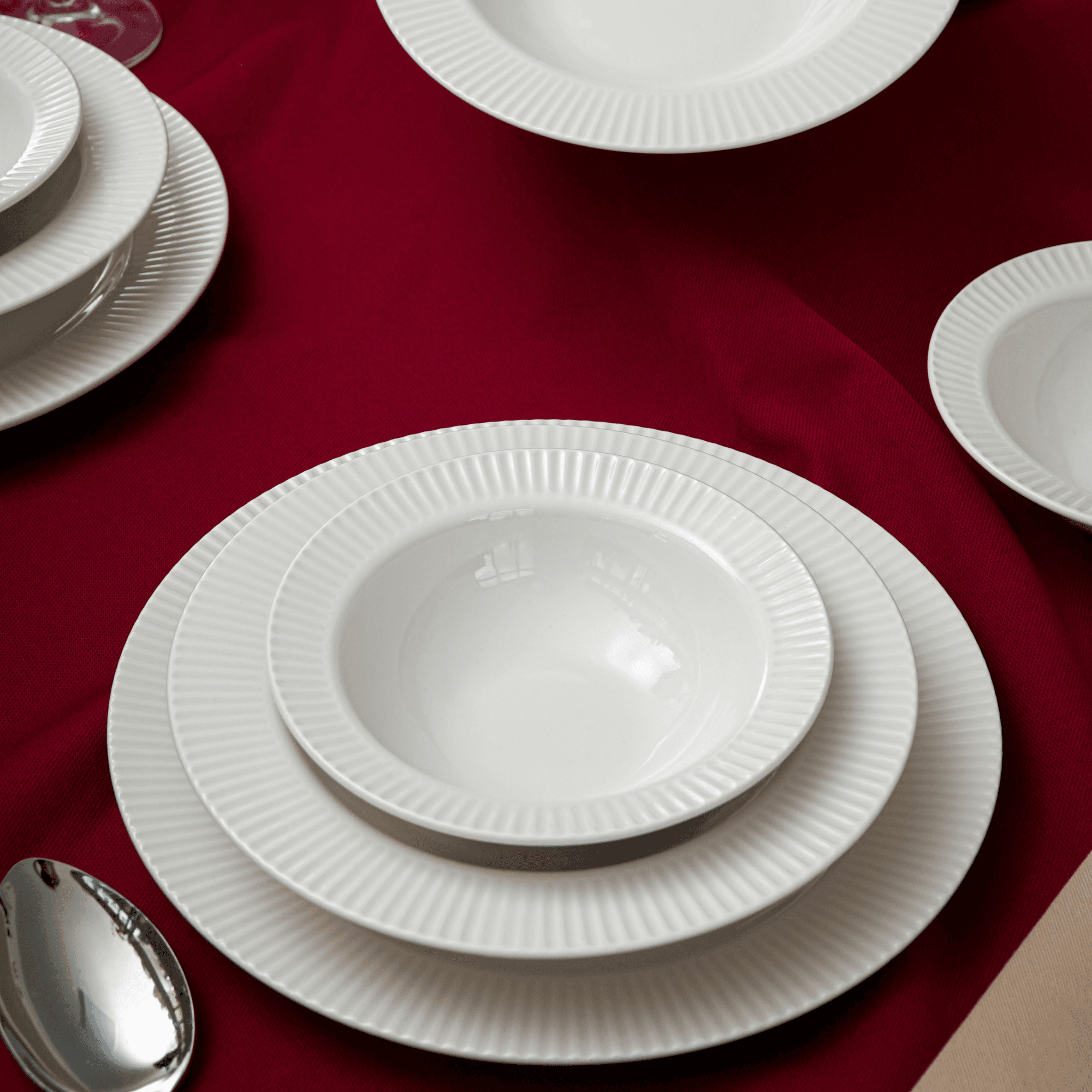 Ediz 24-Piece Simple Dinner Set