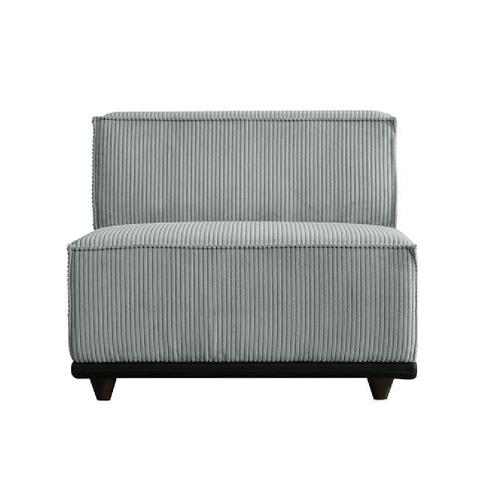 Puffy Sectional Sofa Set (Corner+Armchair+Ottoman)