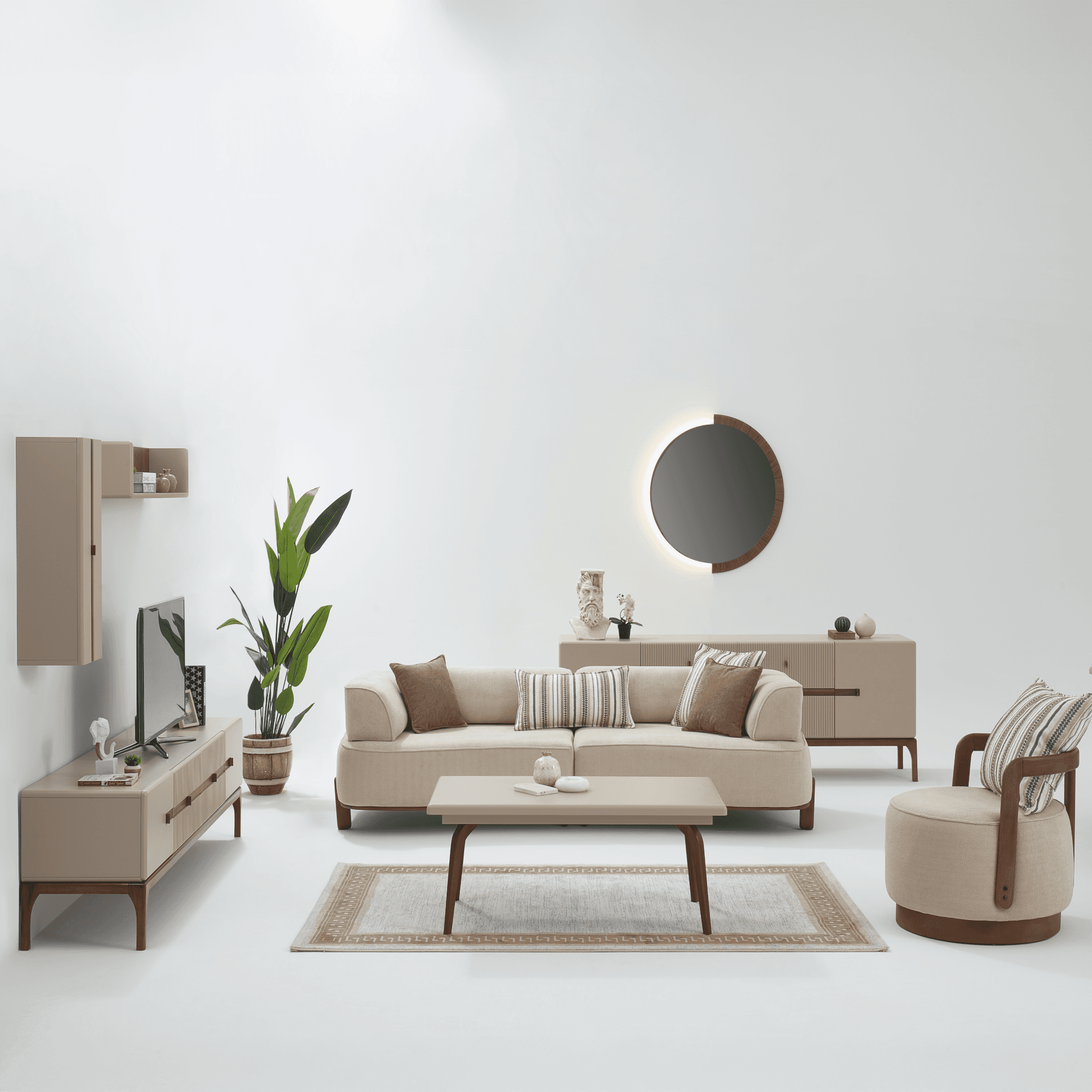 Vision Sofa Set (3+3+1+1)