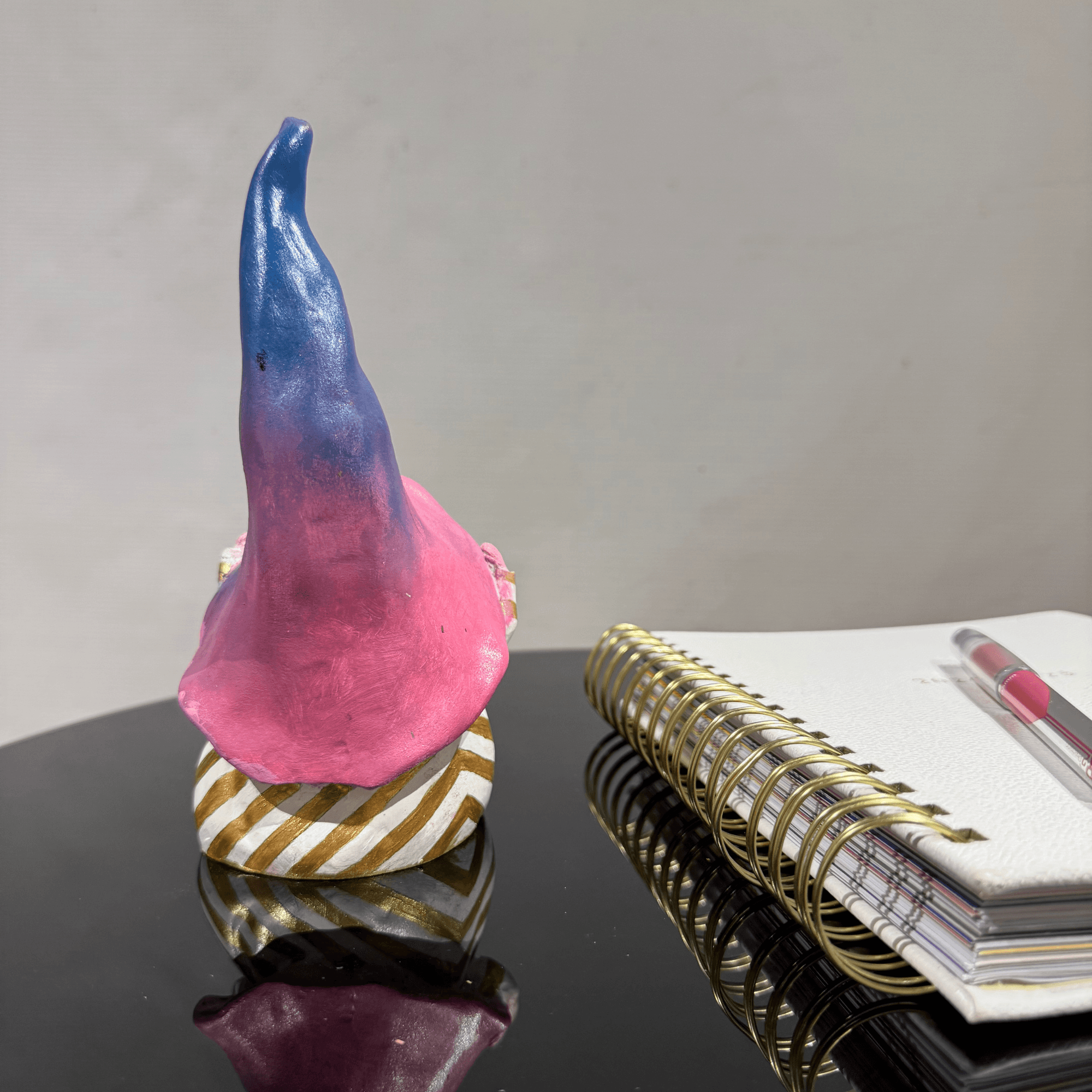 Ferozzi Whimsical Gnome Figurine with Ombre Hat – Handcrafted Festive & Fantasy-Inspired Decor