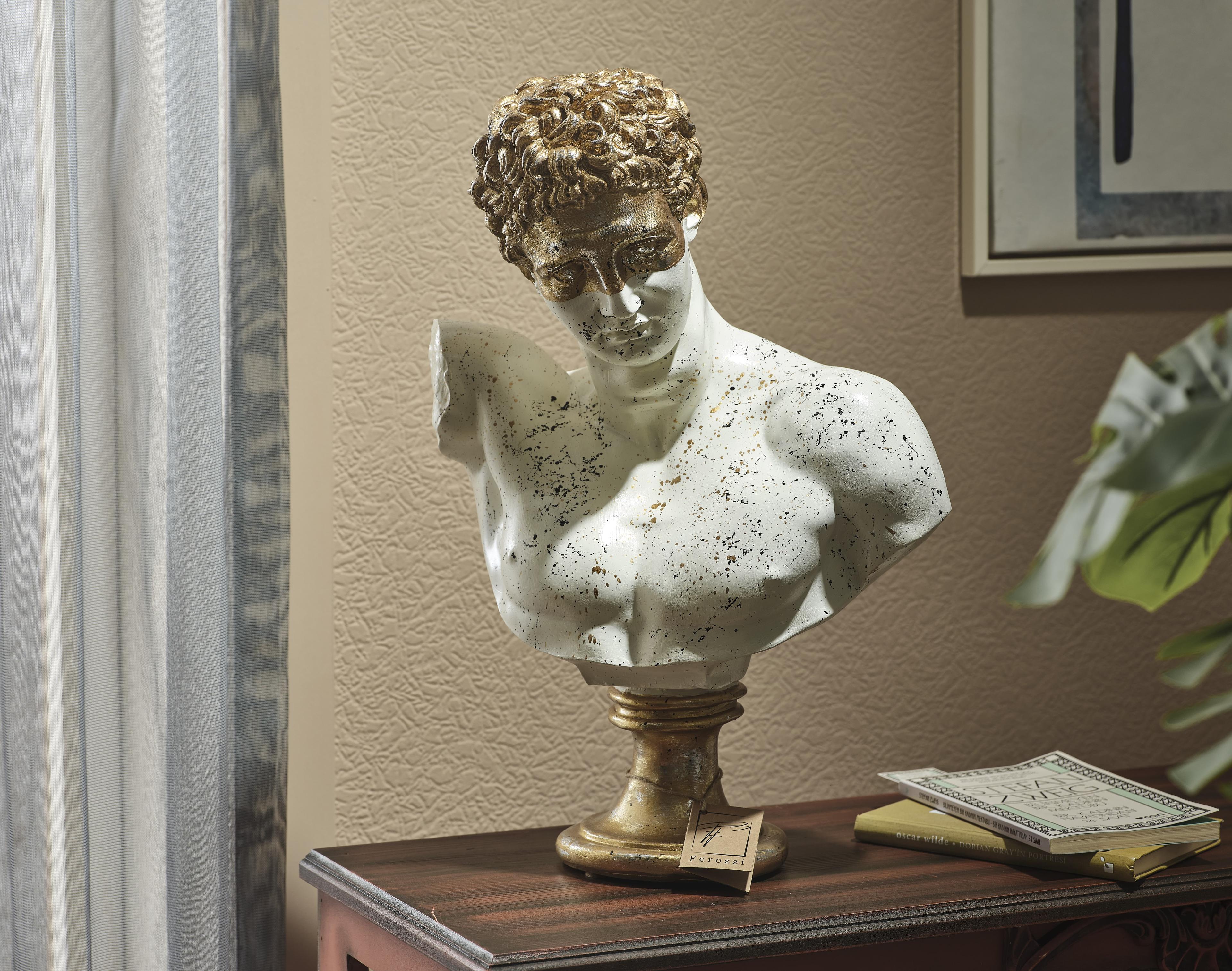 Hermes Gold Detailed Sculpture - Statues (Handmade)