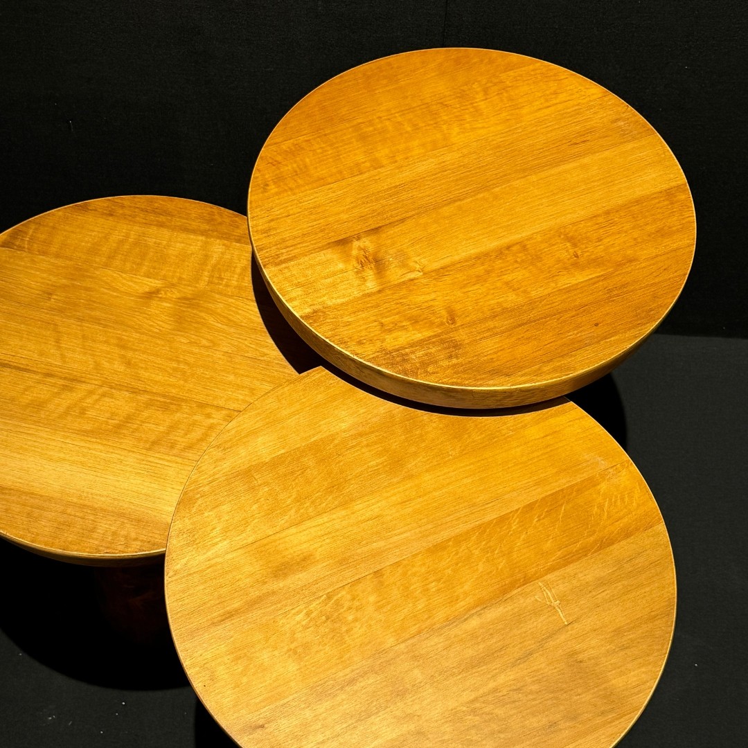 Cork Walnut Accent Table