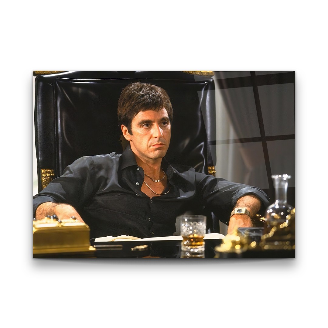 Al Pacino 2 - Horizontal Glass Art