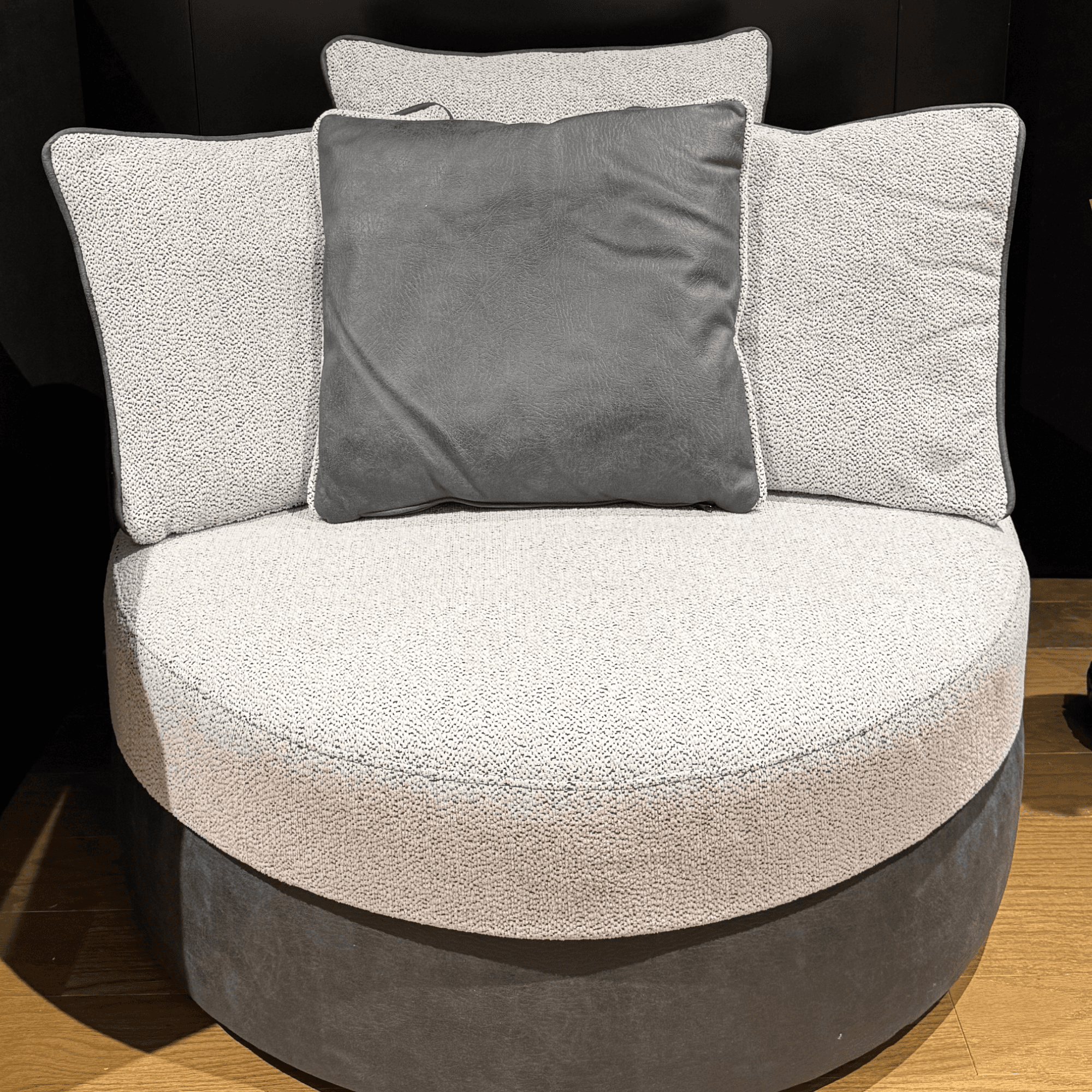 Form Dark Gray Swivel Armchair - Form Dark Gray Swivel Armchair