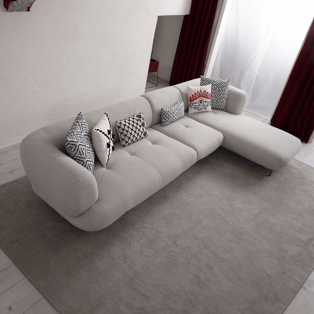 Manetti Sectional Sofa Set (Corner + Armchair)