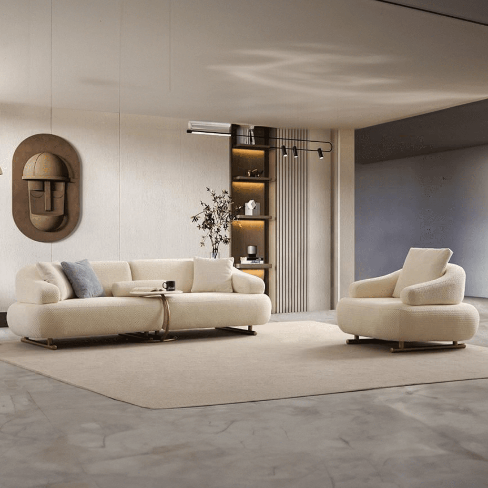 Ferozzi Prada Sofa Set – Luxurious Comfort and Style