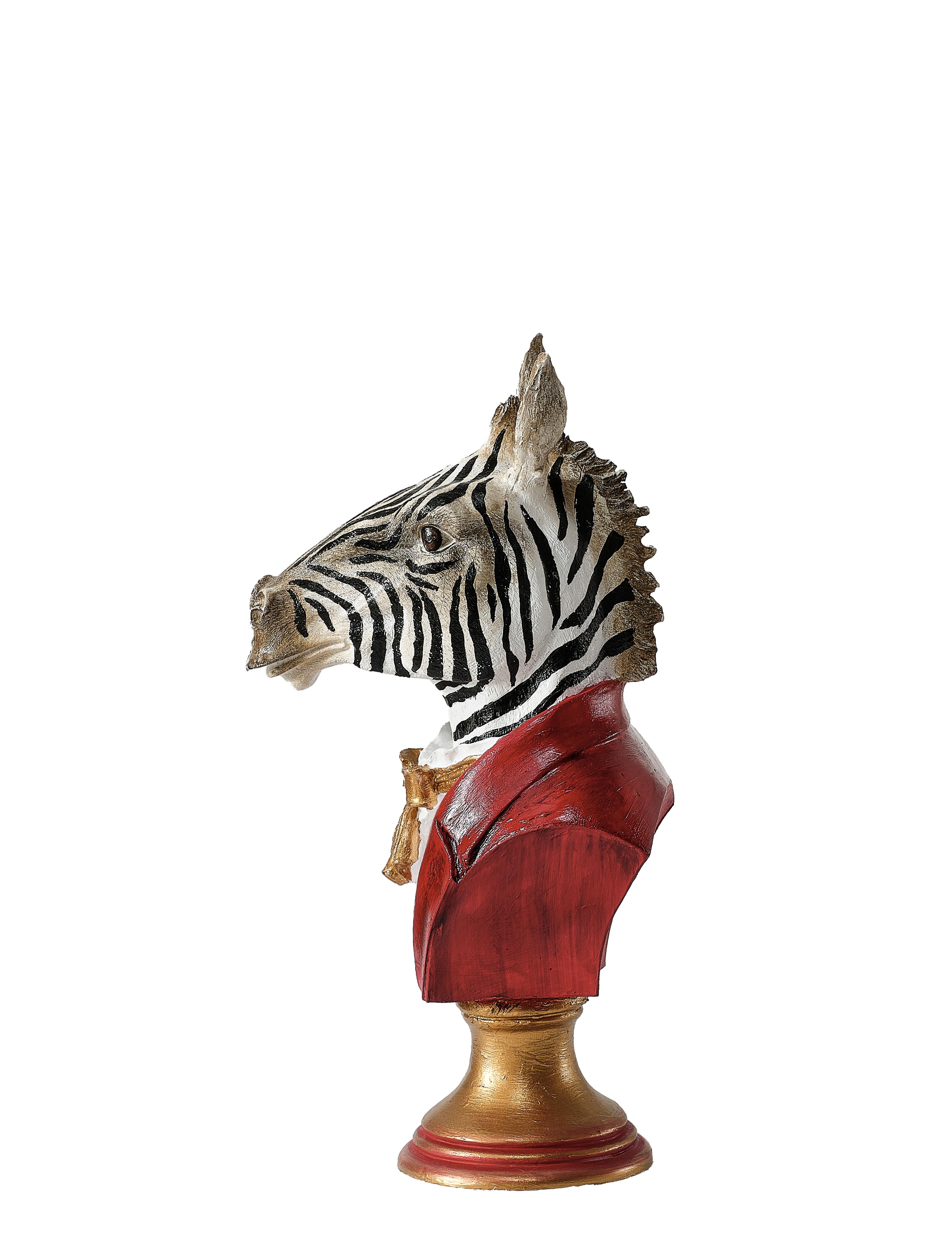 ZEBRA Statue 13.7" (Handmade)