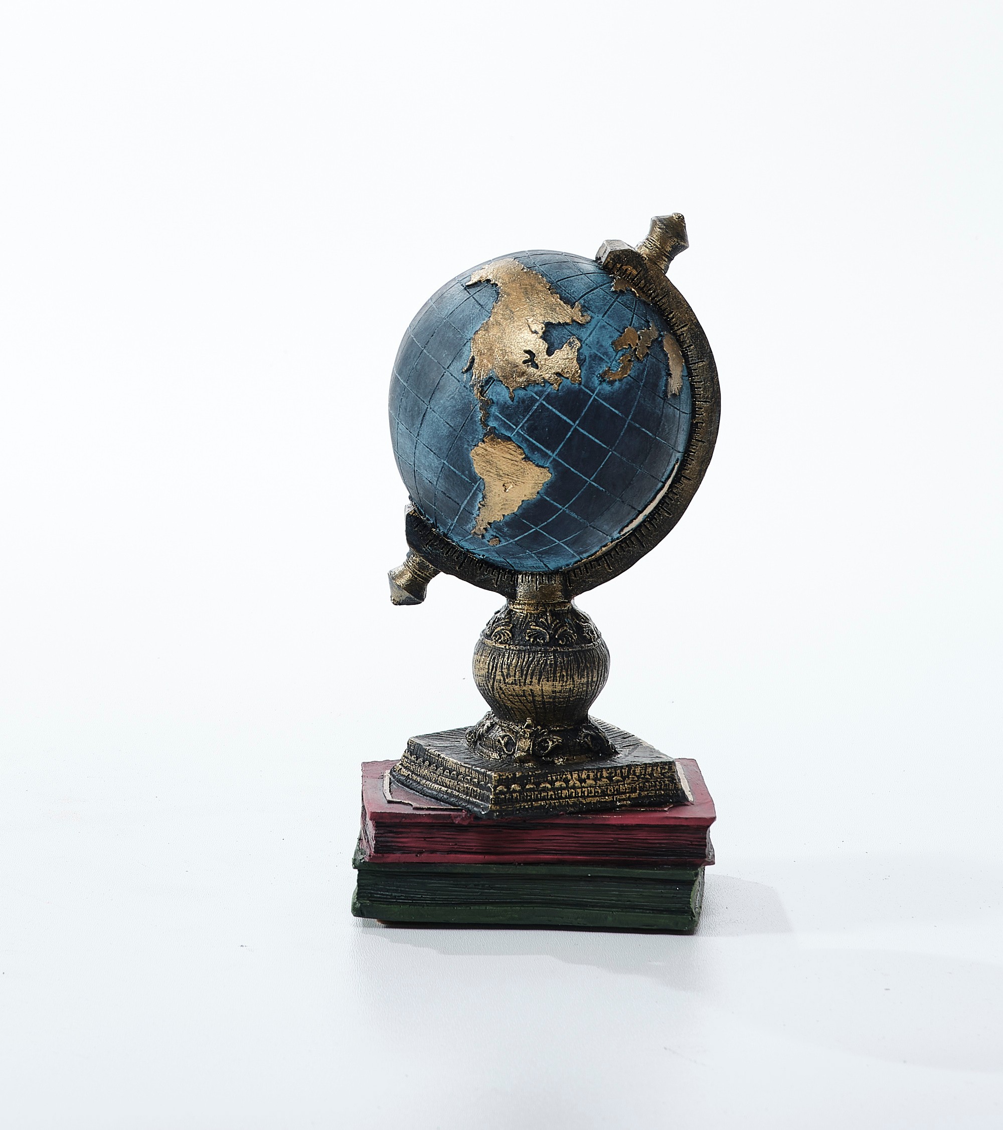 World Globe Sculpture 10.6" (Handmade)