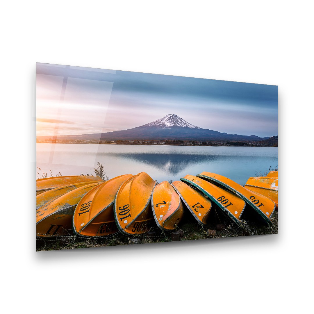 Fuji Mount - Horizontal Glass Art