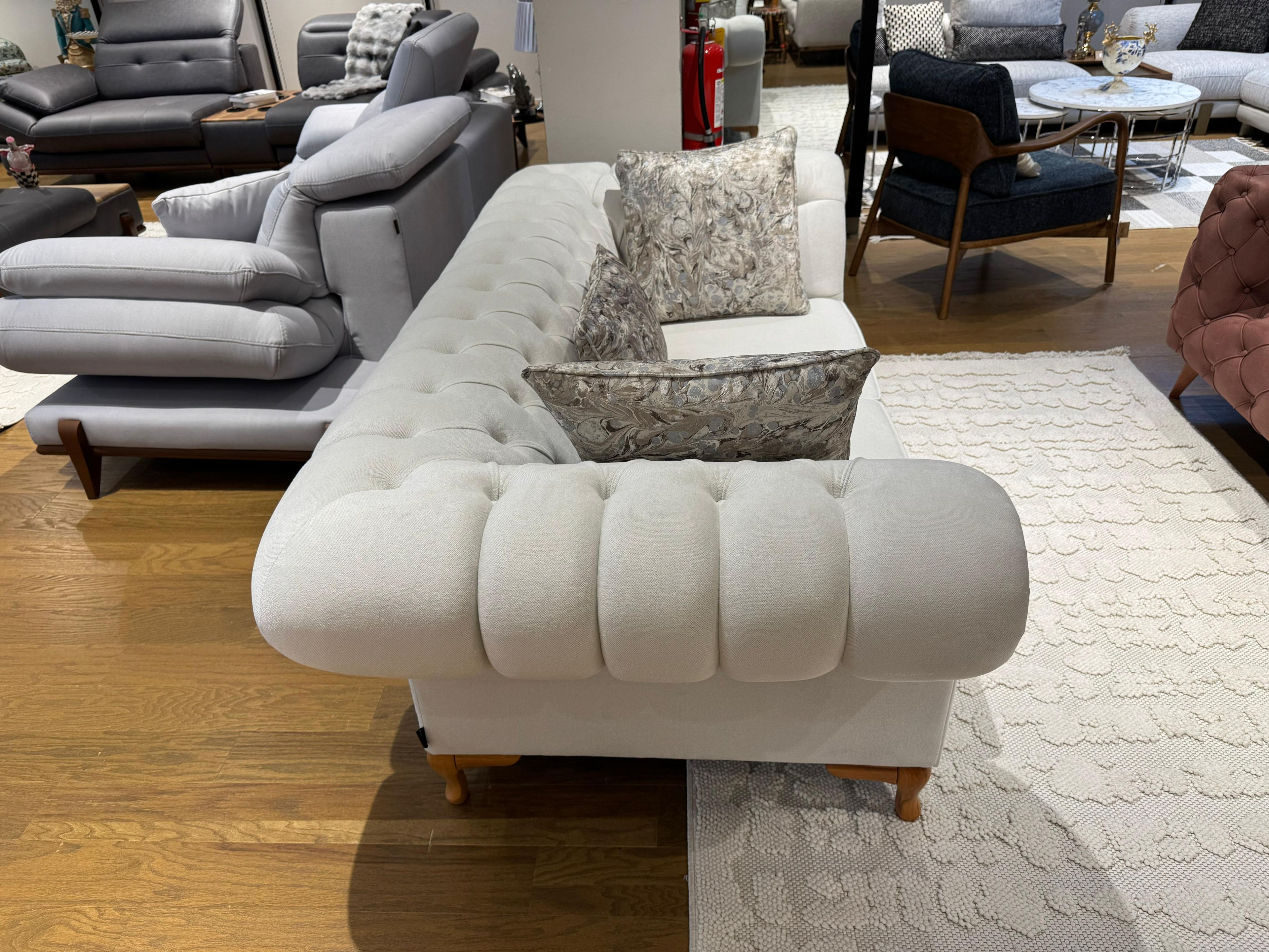 Gray Classic Sofa (For 2 person)