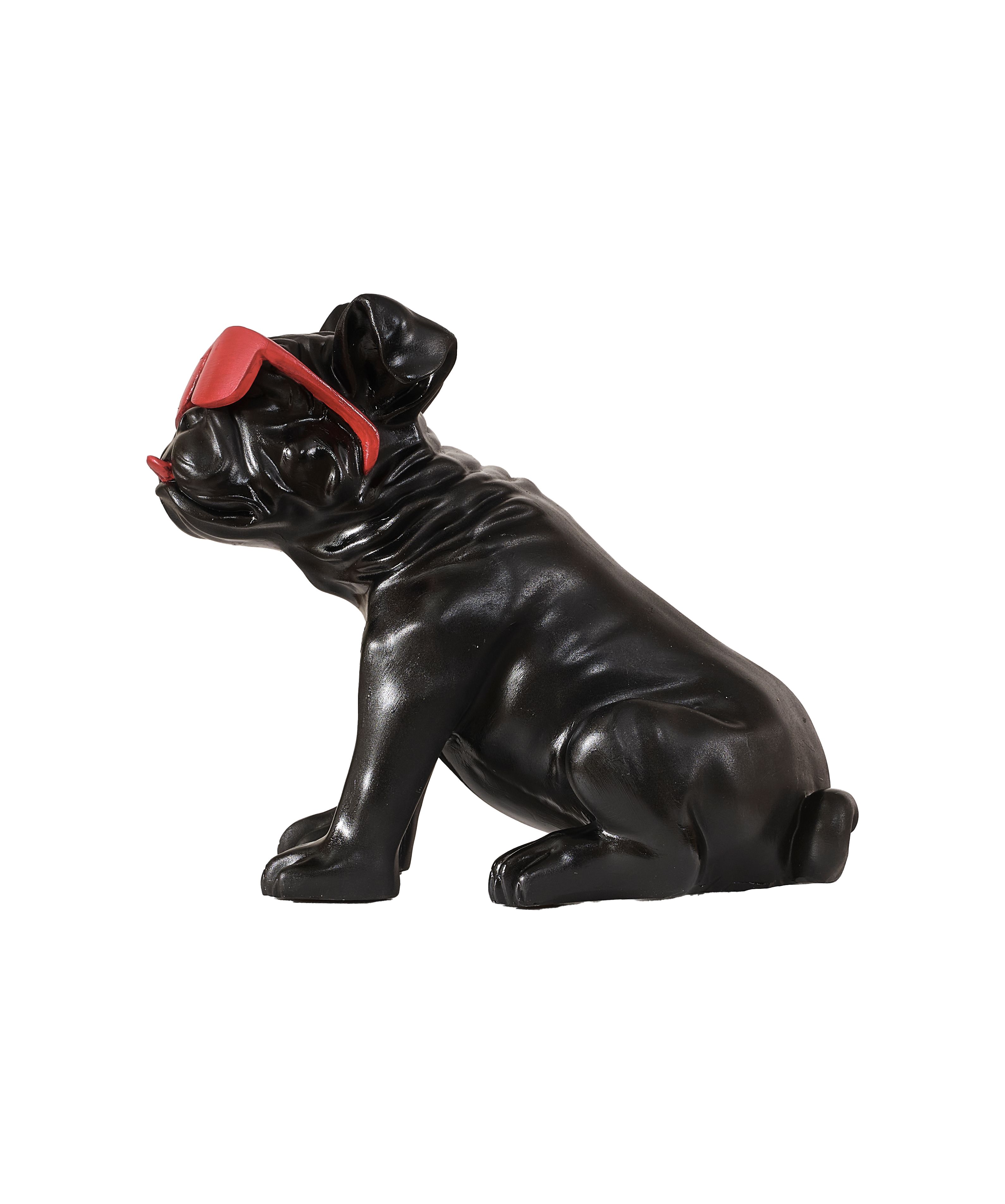 Cool Bulldog Sculpture 22.4" (Handmade)