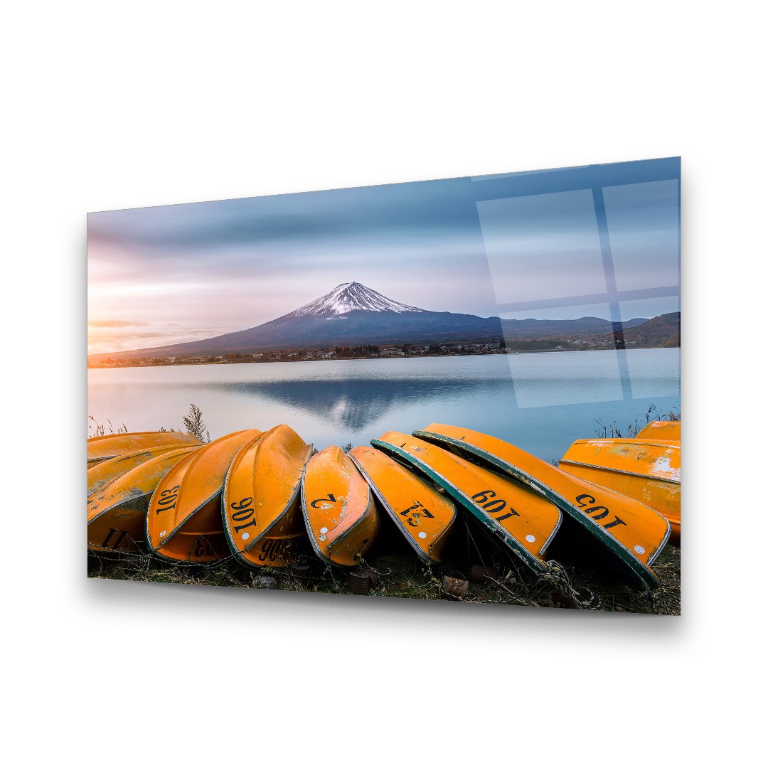 Fuji Mount - Horizontal Glass Art