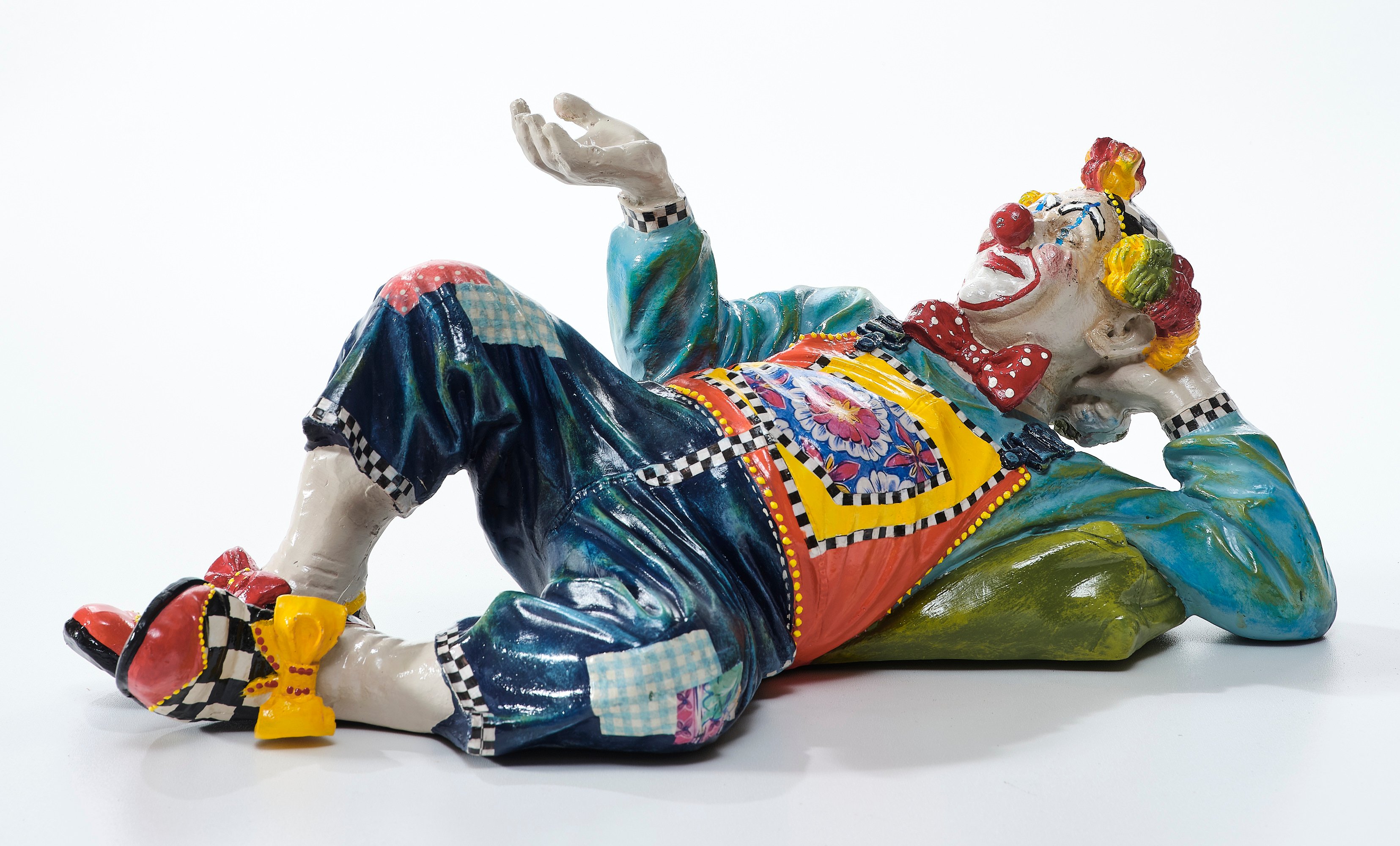 Ferozzi  Cosy Clown Sculpture - Statues (Handmade)