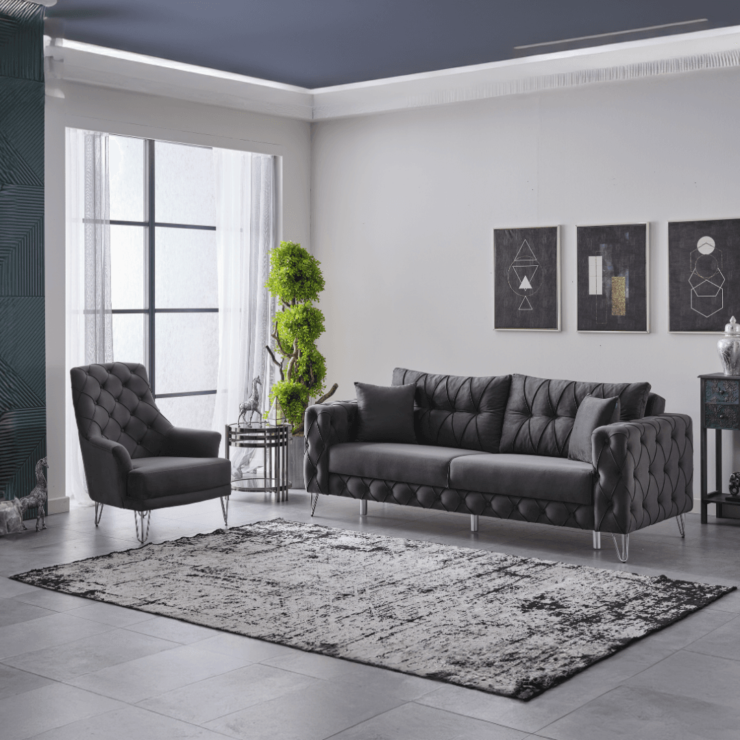 Parma Opening Function Sofa Set (3+3+1+1)