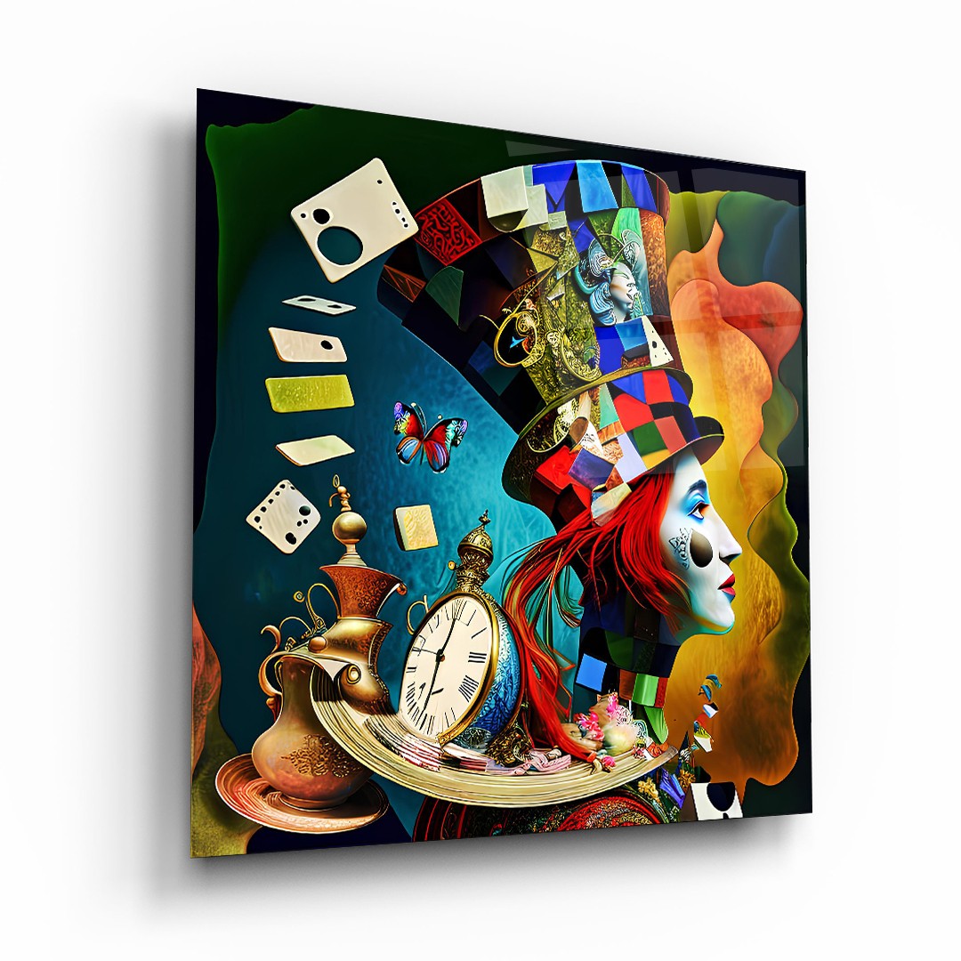 Magician - Square Glass Art