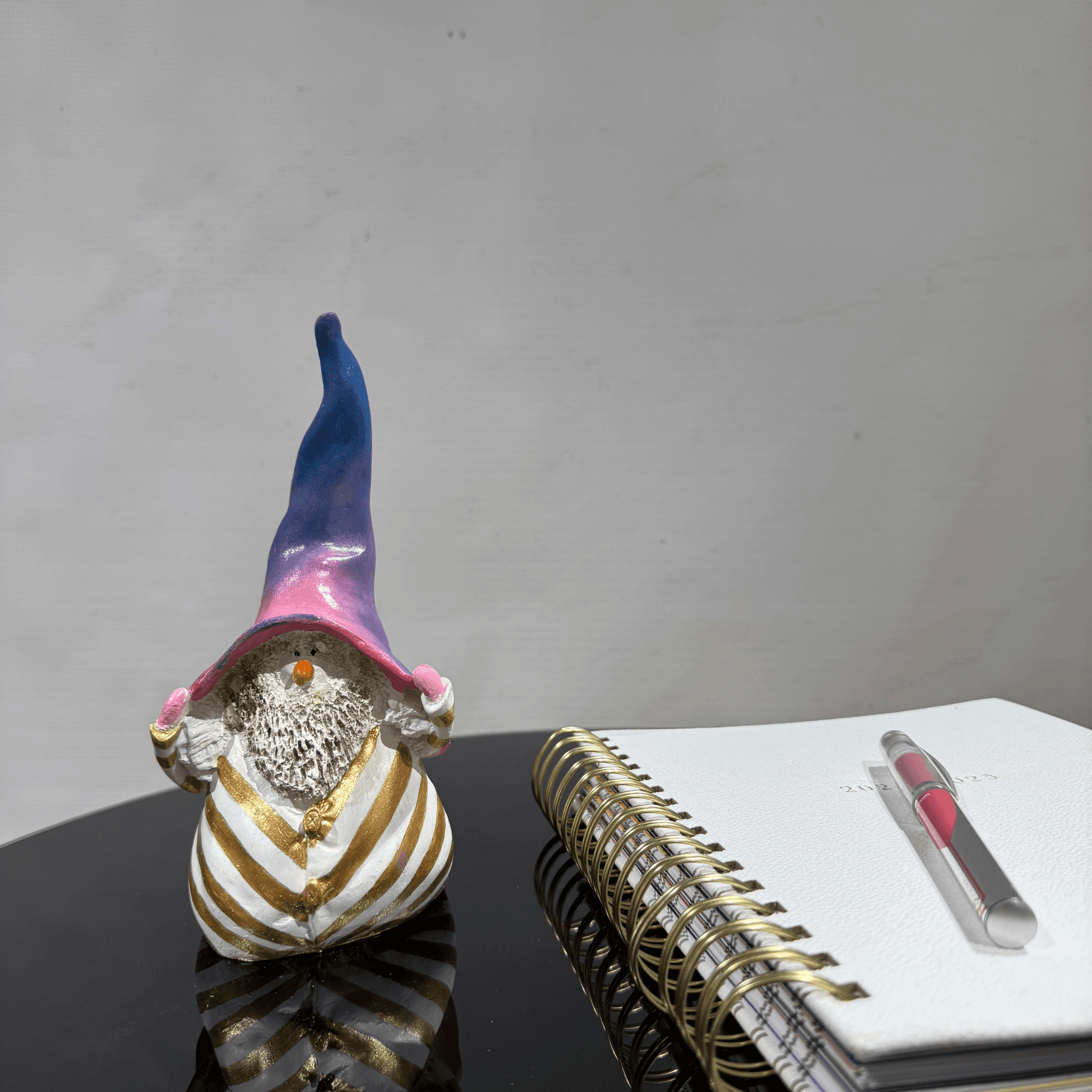 Ferozzi Whimsical Gnome Figurine with Ombre Hat – Handcrafted Festive & Fantasy-Inspired Decor