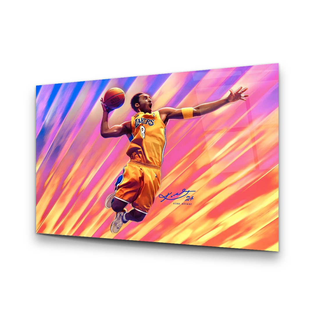 Slam Dunk Legend - Premium Tempered Glass Wall Art  Horizontal