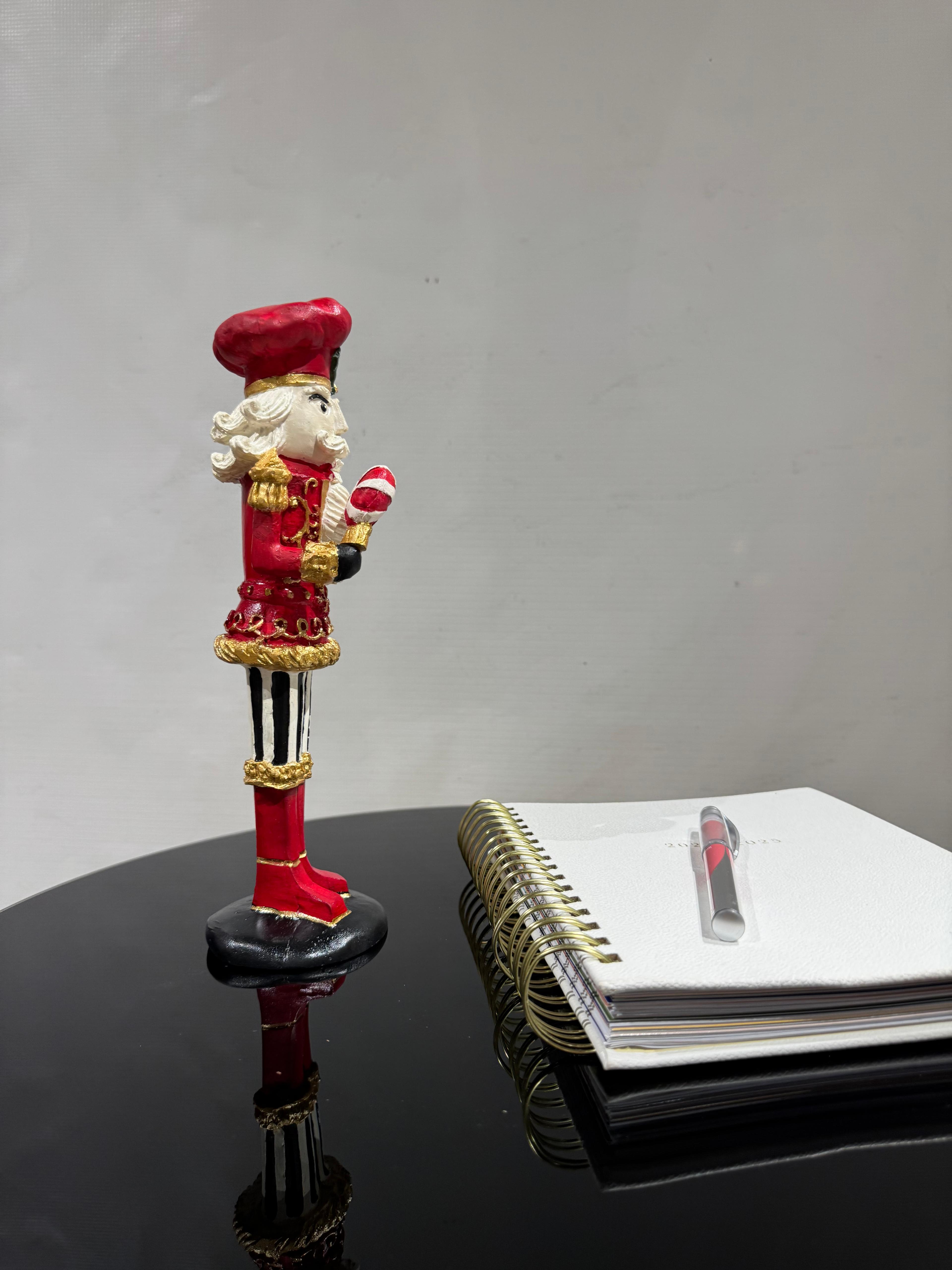 Red Santa Christmas Figurine - Statues (Handmade)