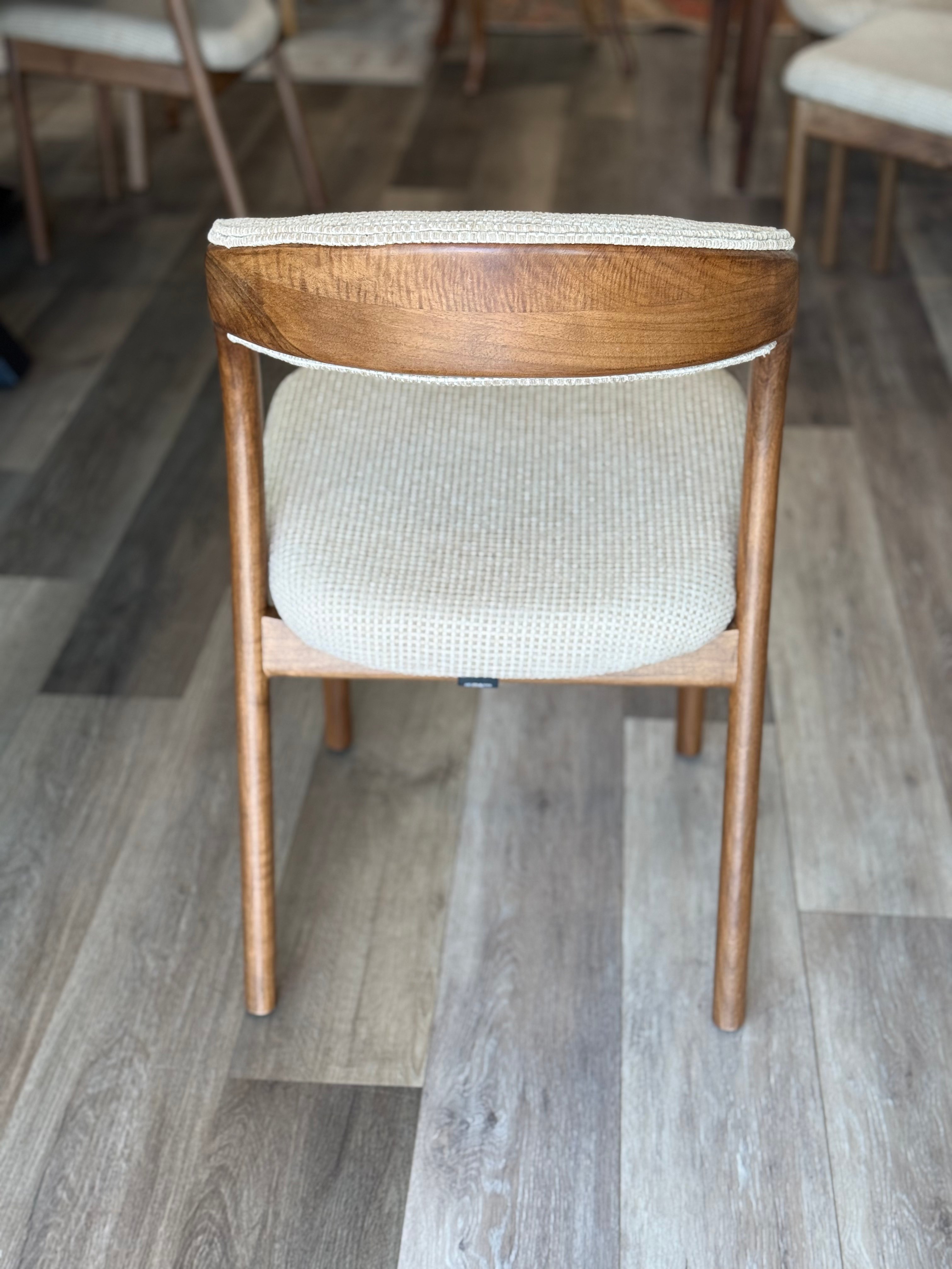 White Walnut Chair