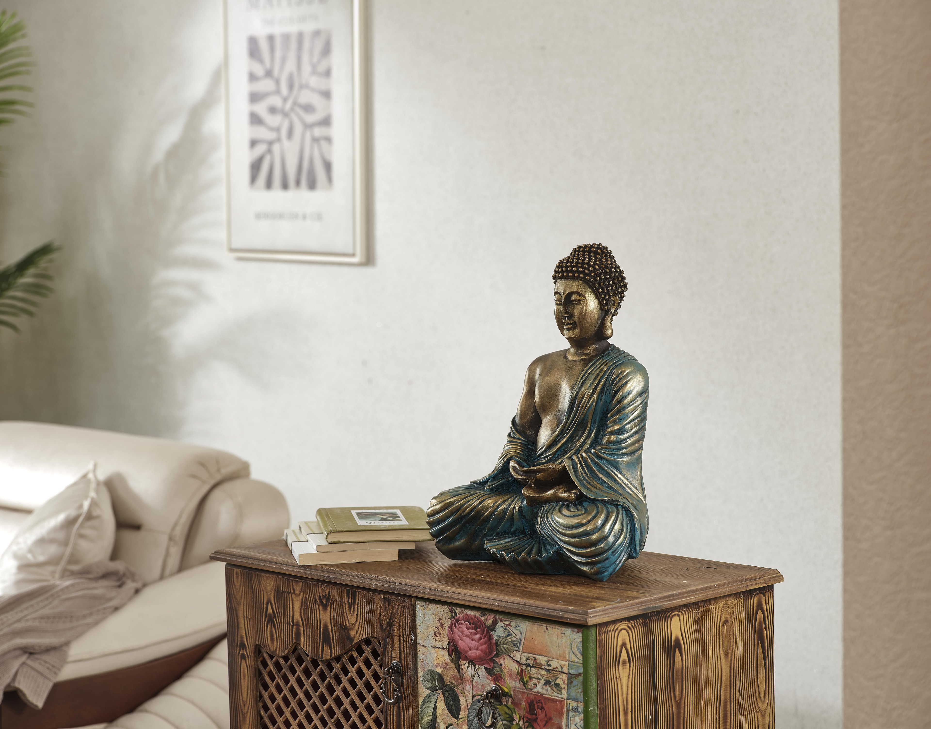 Meditating Buddha Sculpture - Statues (Handmade)