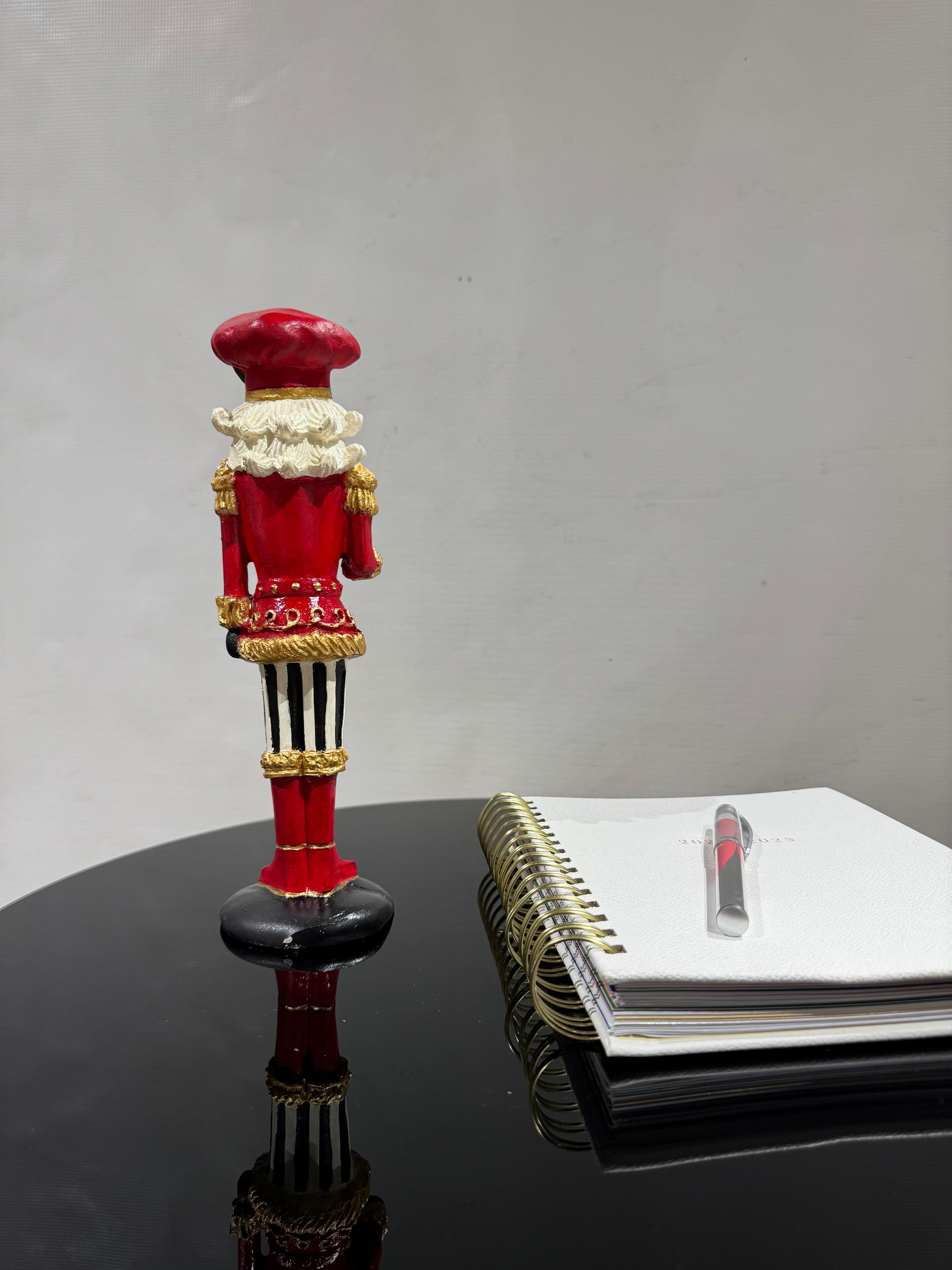 Red Santa Christmas Figurine - Statues (Handmade)