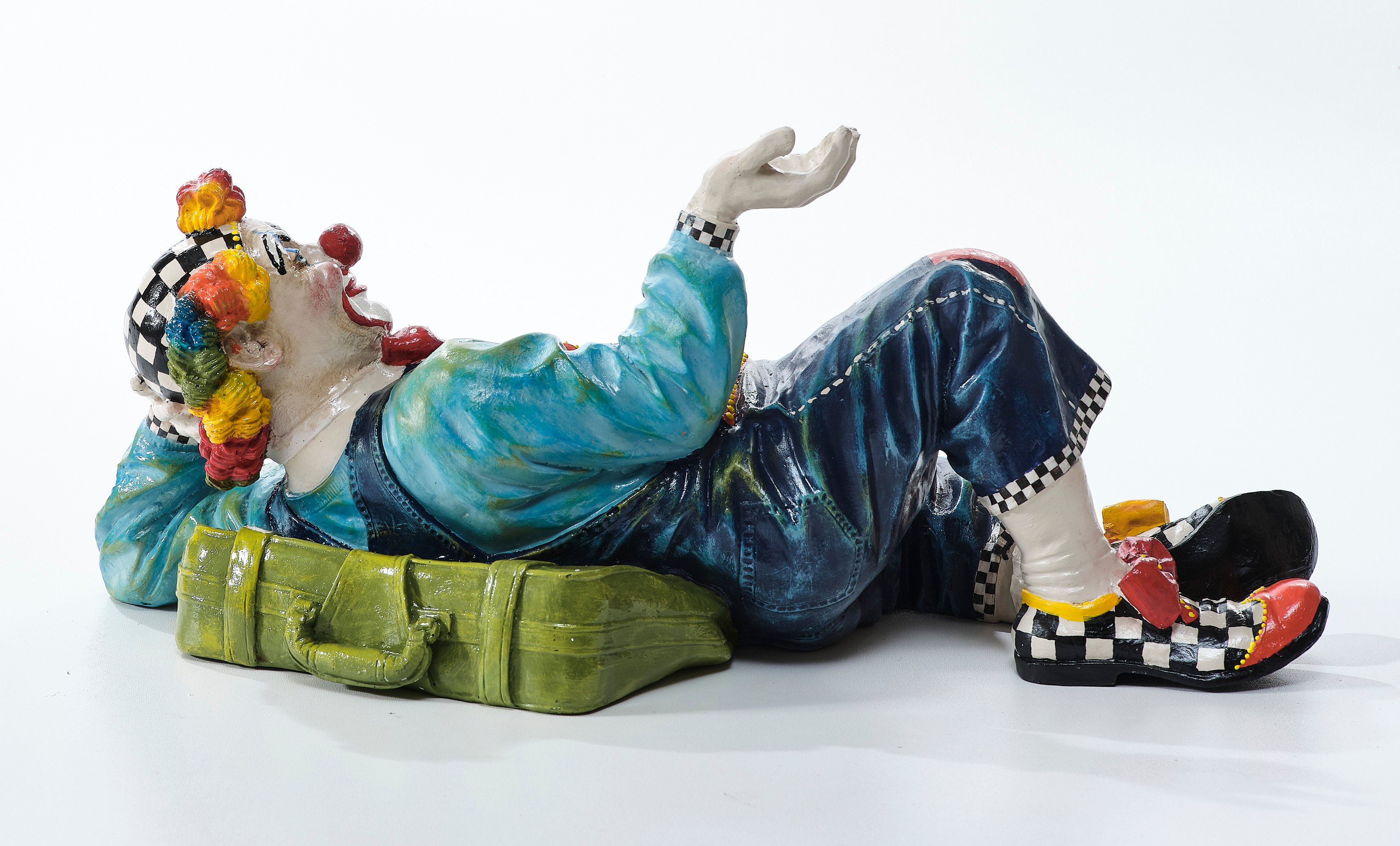 Ferozzi  Cosy Clown Sculpture - Statues (Handmade)