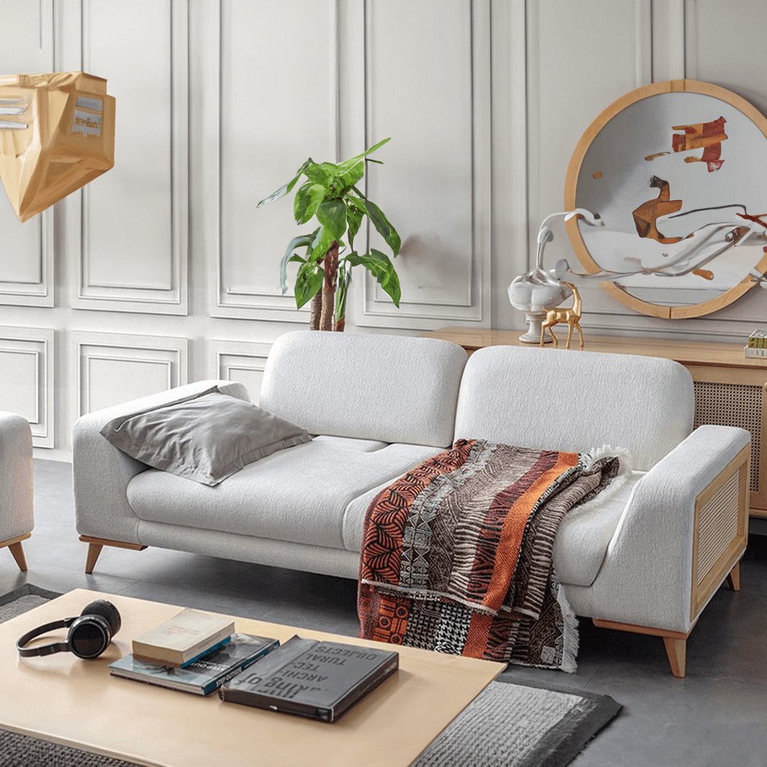 Valeria Hazeran Sofa Set (3+3+1+1)