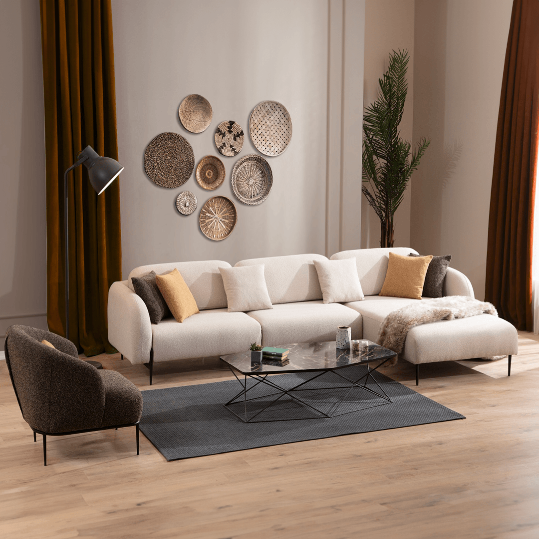 Valencia Corner Style Sofa Set (L+1)