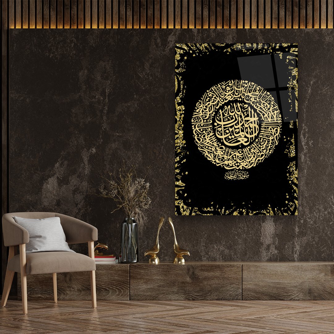 Islamıc Prayer - Premium Tempered Glass Wall Art Rectangle