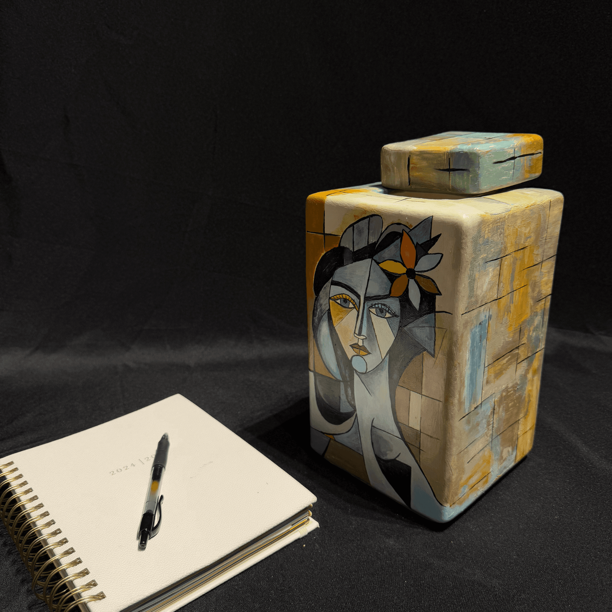 Abstract Woman Jar – Artistic Decorative Container