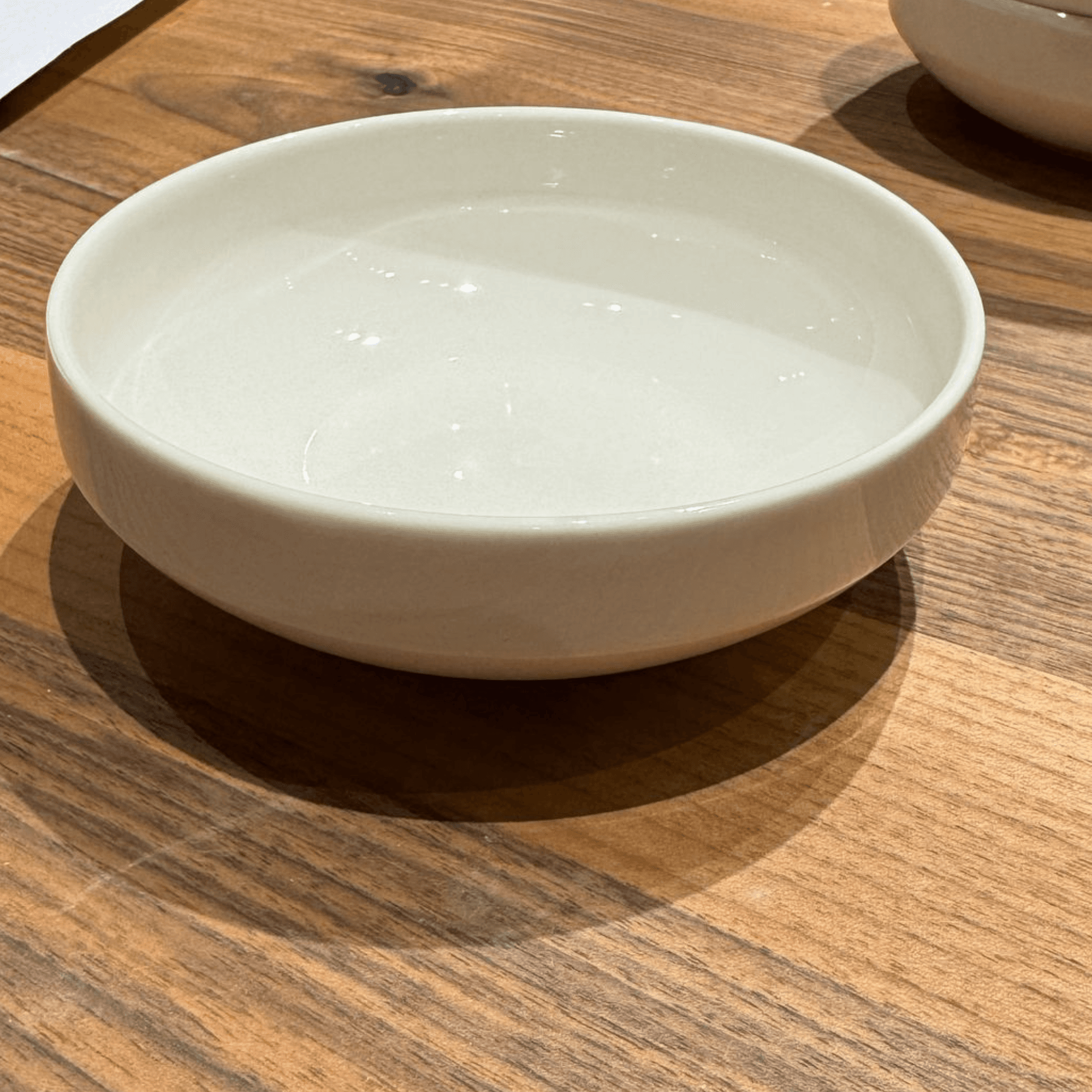 Zuhre Plain Bowl – 6 Pieces (13 CM) | Handmade White Porcelain Bowl Set