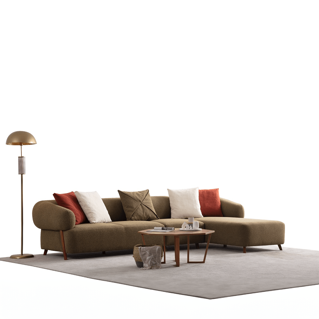 Cardea Sectional Sofa Set (Corner + Armchair)